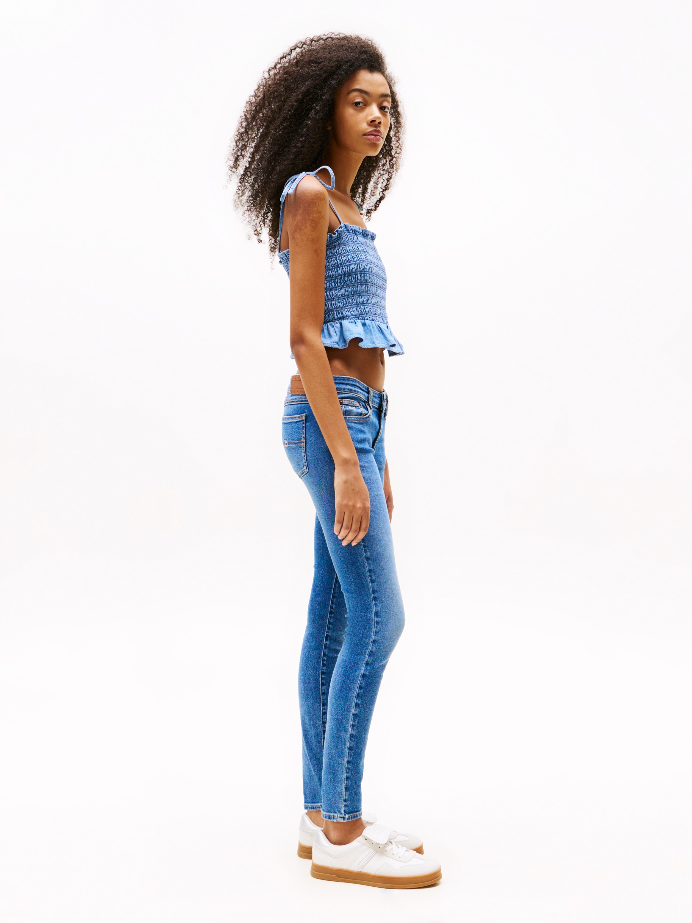 Tommy Jeans Skinny-fit-Jeans »SOPHIE LW SKN«, mit Logo-Badge, in Knöchellänge