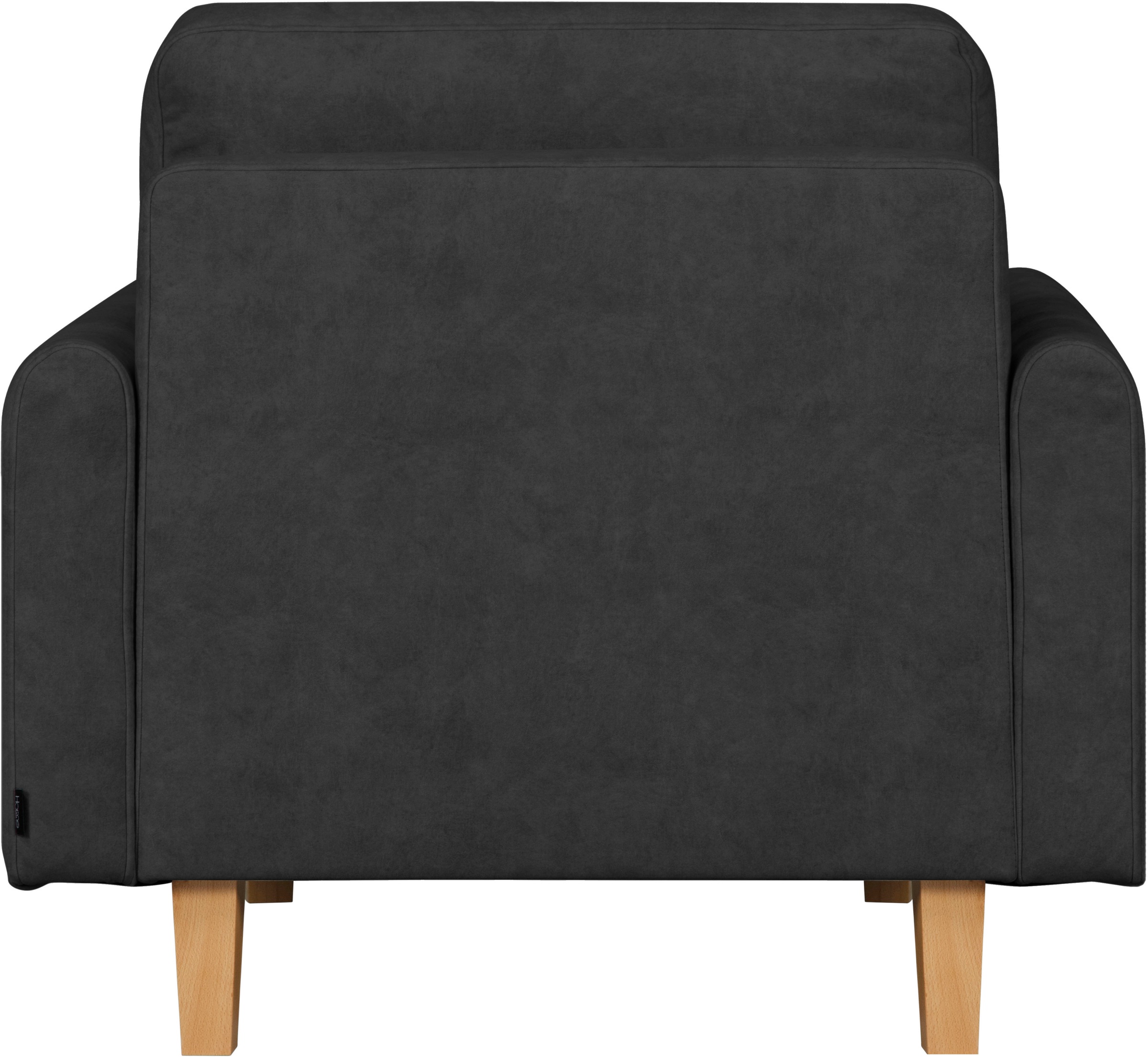 Home affaire Sessel »TRIPLO Relaxsessel mit Wellenunterfederung, Maße B/T/H: 95/100/89 cm« Polstersessel mit Steppung im Rückenkissen, hohe Qualität