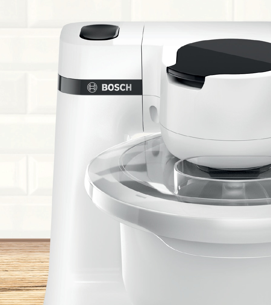 BOSCH Küchenmaschine »MUMS2EB01 MUM Serie 2«, Durchlaufschnitzler, 3 Reibescheiben, Patisserieset Edelstahl