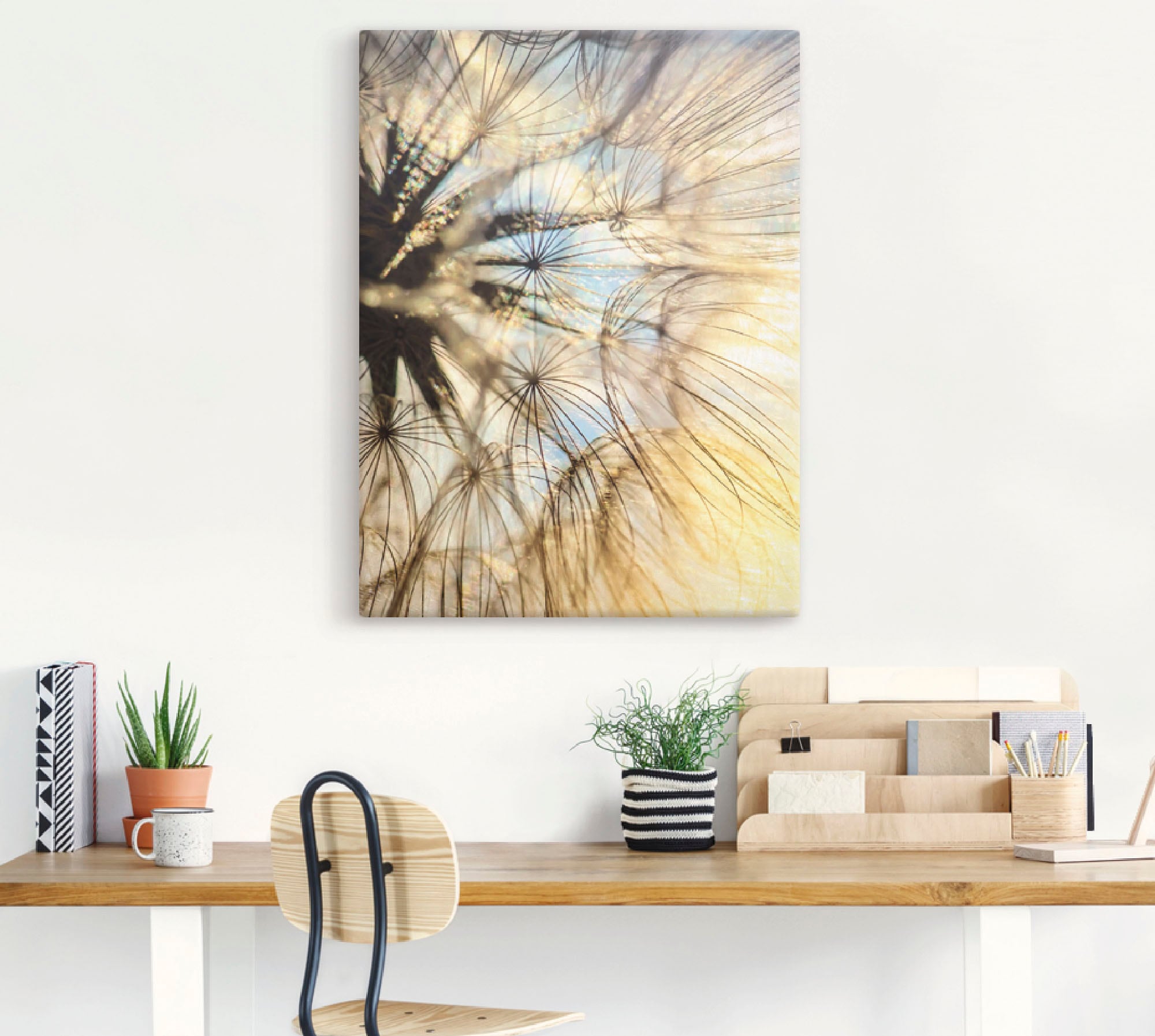 Artland Wandbild »Pusteblume Poesie«, Blumen, (1 St.), als Leinwandbild, Poster, Wandaufkleber in verschied. Größen
