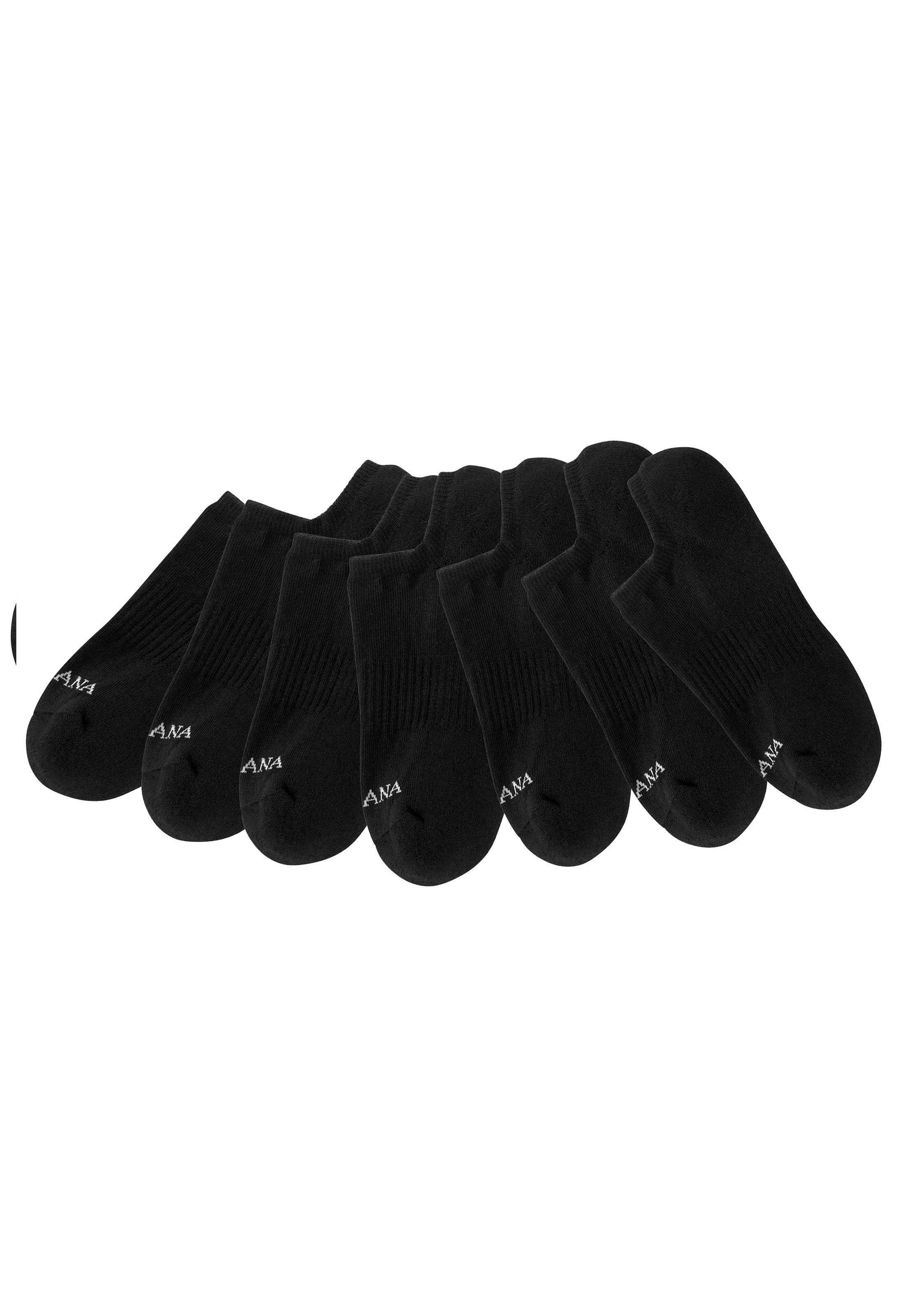 LASCANA ACTIVE Sneakersocken, (Set, 7 Paar), mit Fußfrottee