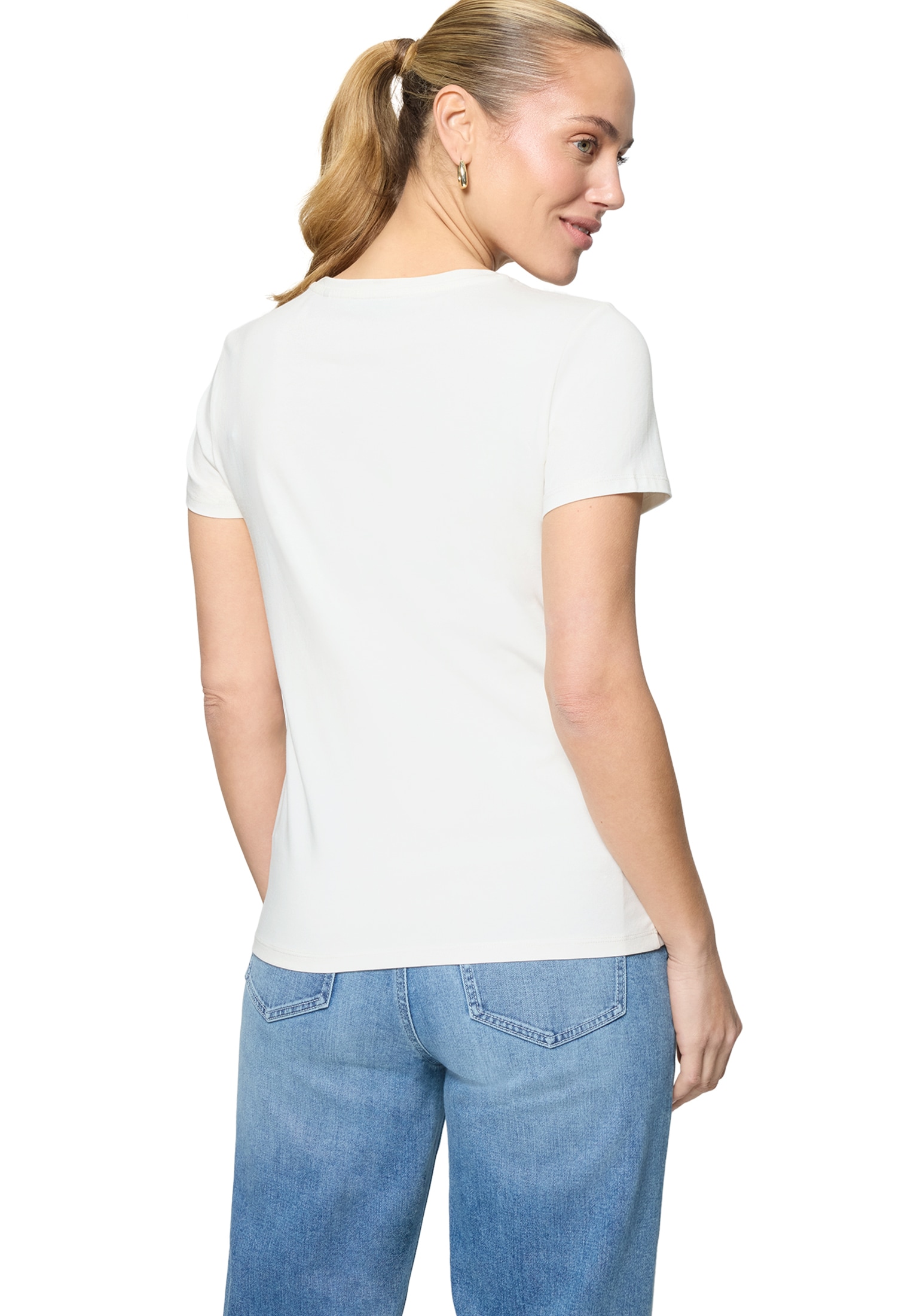 Zero Print-Shirt »Printshirt mit Aufdruck«