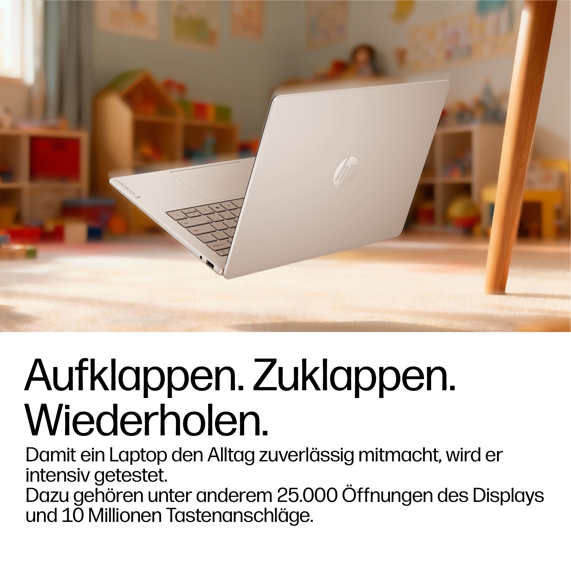 HP Notebook »OmniBook 3 16-bu0074ngx« 40,6 cm / 16 ″ Intel Ultra 7 Intel Graphics 512 GB SSD