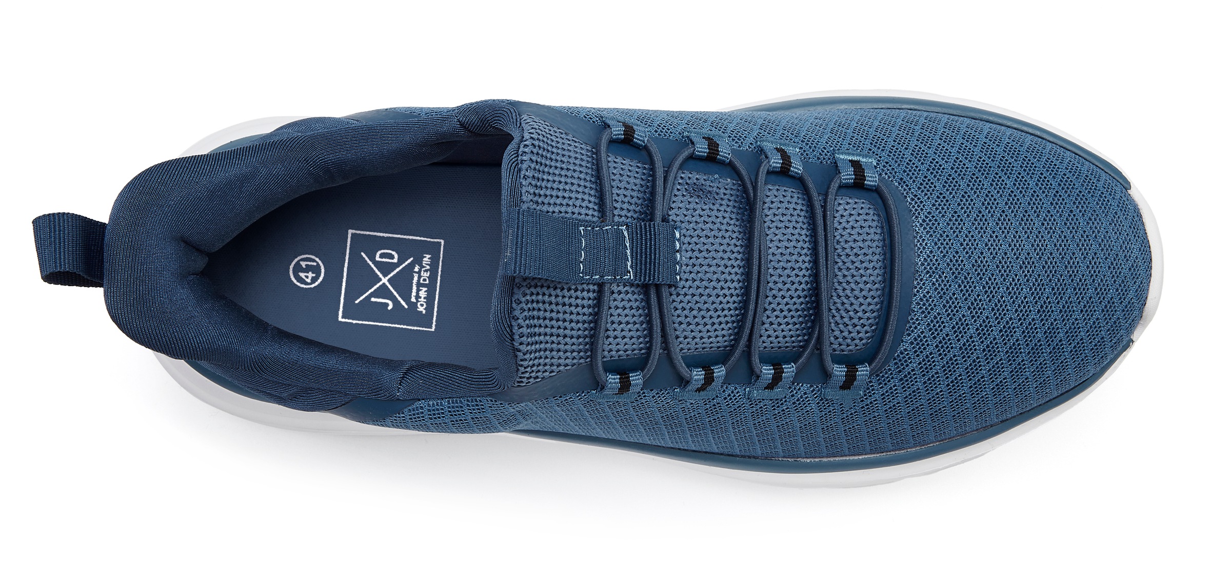 John Devin Sneaker »Halbschuhe, Freizeitschuhe«, mit elastischen Bändern für schnelles Reinschlüpfen, Unisex VEGAN