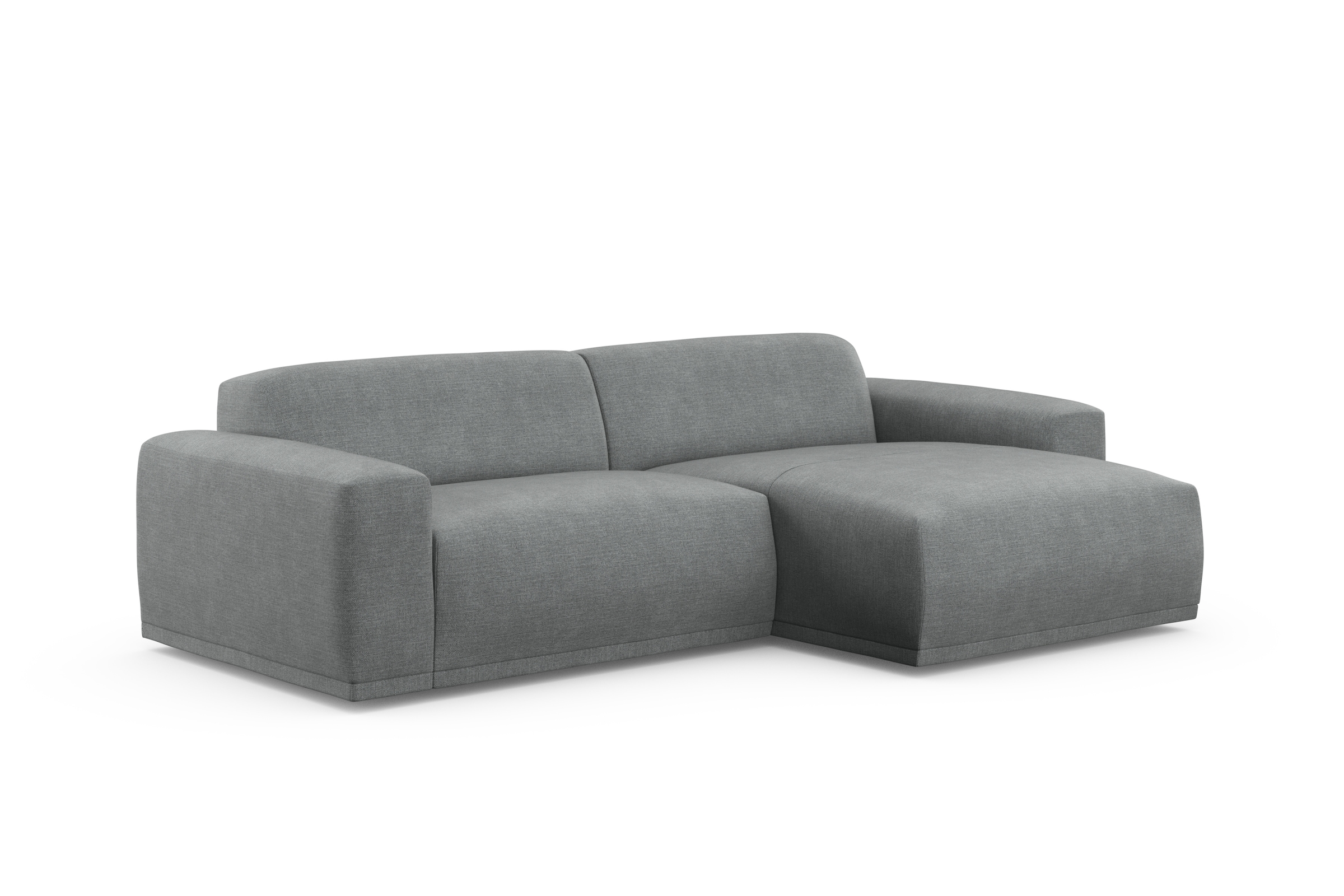 TRENDMANUFAKTUR Ecksofa »Braga, mit hochwertigem Kaltschaum, L-Form, in Cord erhältlich«, (2 St.), modernes Sofa, Couch mit hohem Sitzkomfort, 255/72/160 cm (B/H/T)