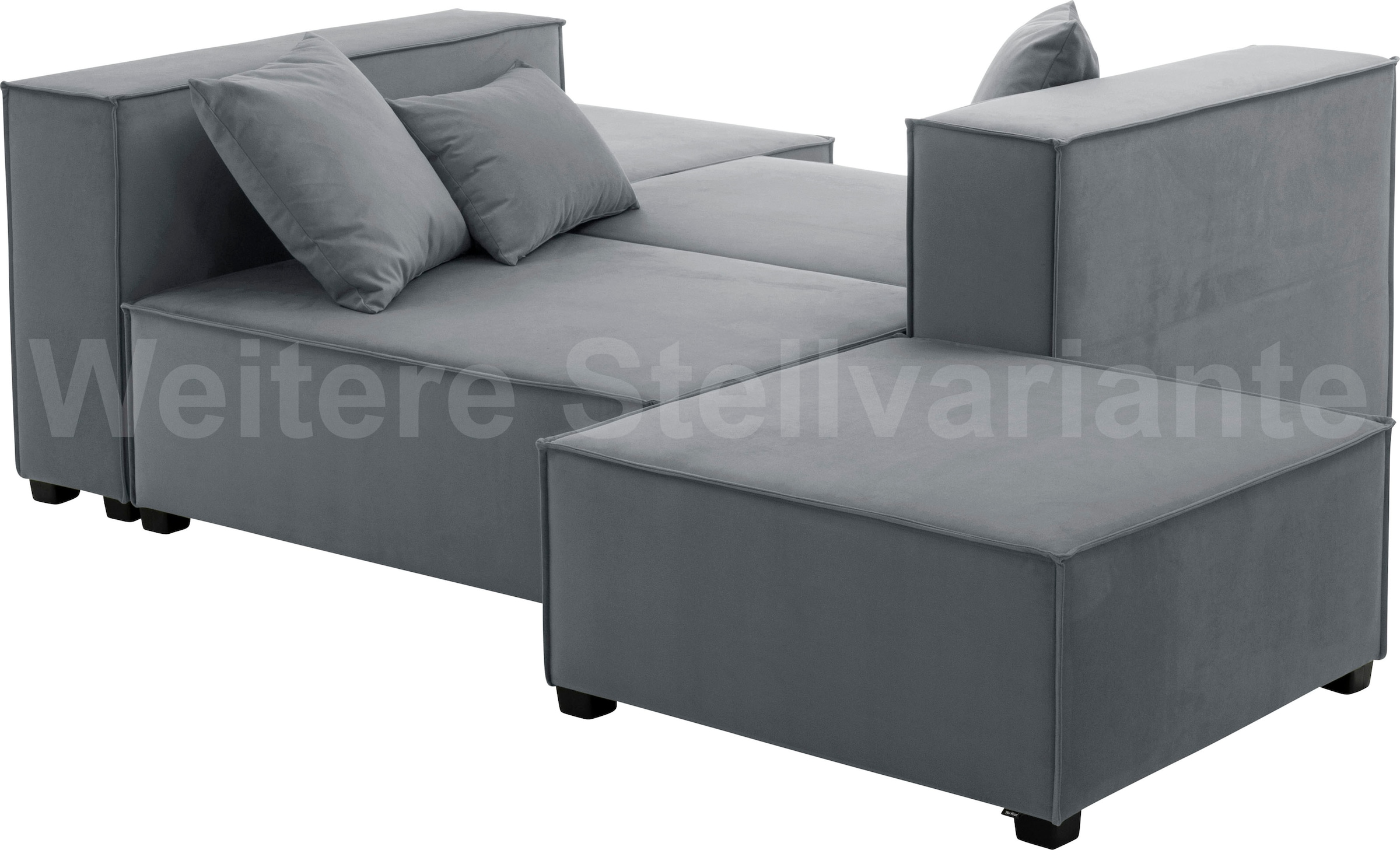 Max Winzer® Wohnlandschaft »MOVE«, (Set), Sofa-Set 09 aus 6 Sitz-Elementen, inklusive 3 Zierkissen
