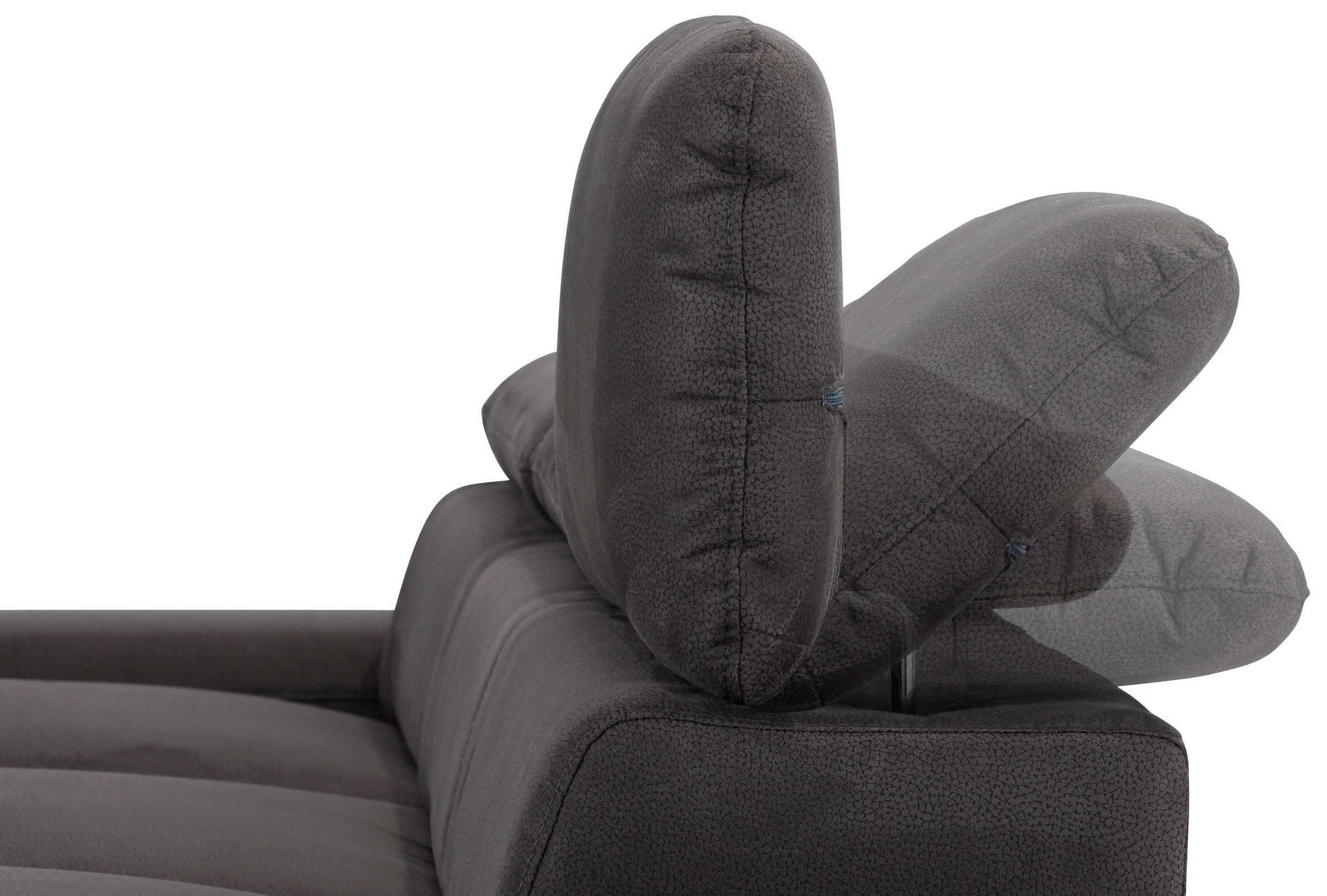 Home affaire Ecksofa »Alberto L-Form«, mit Kopfteilverstellung, wahlweise mit Bettfunktion