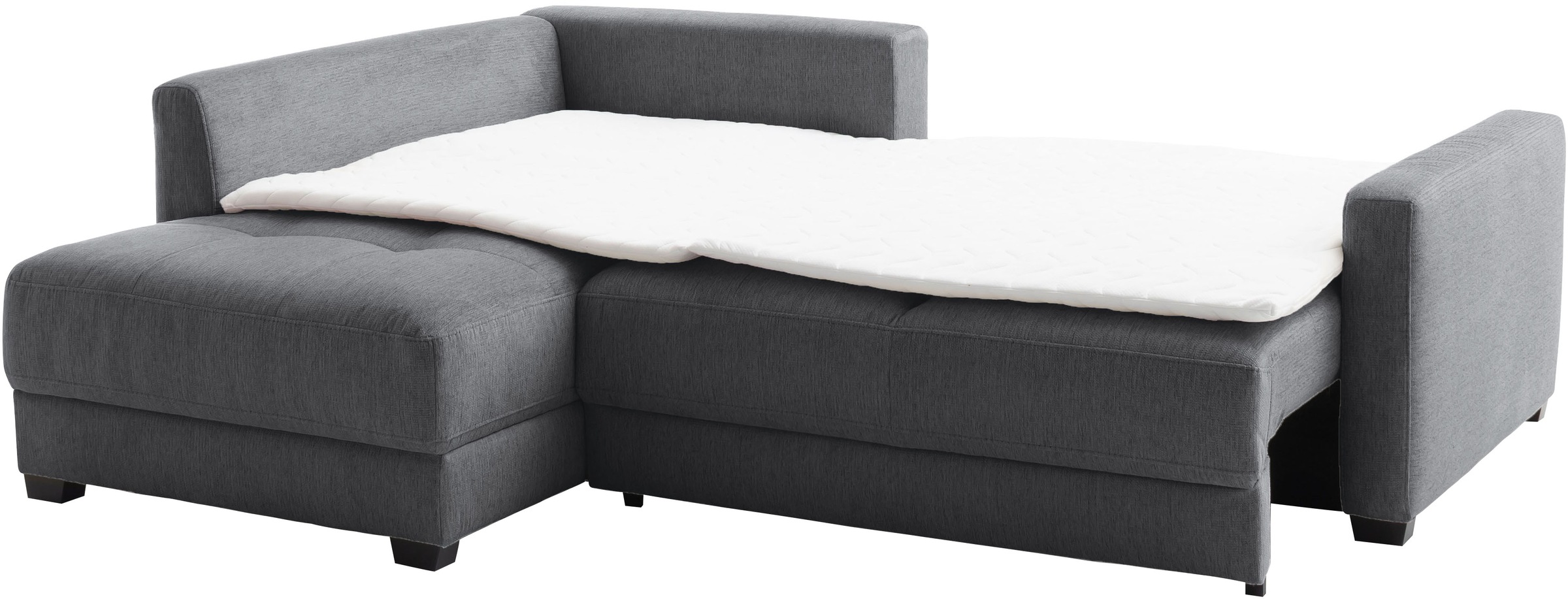 Mr. Couch Ecksofa »Pierre, L-Form mit BoxSpring« Mit Boxpring-Taschenfederkern