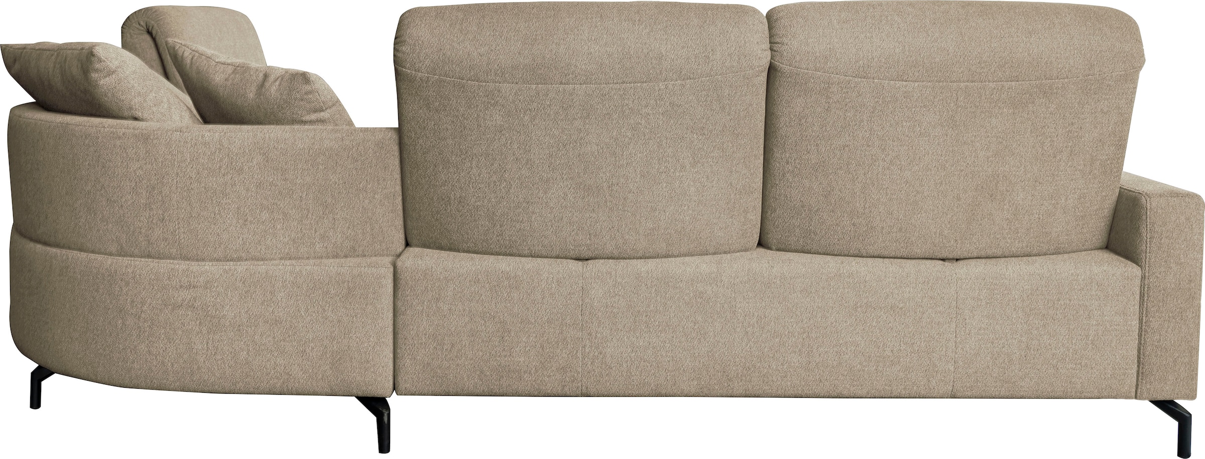 alina Ecksofa »Louis«, Breite 260 cm, Rückenlehnenverstellung, wahlweise mit Bettfunktion
