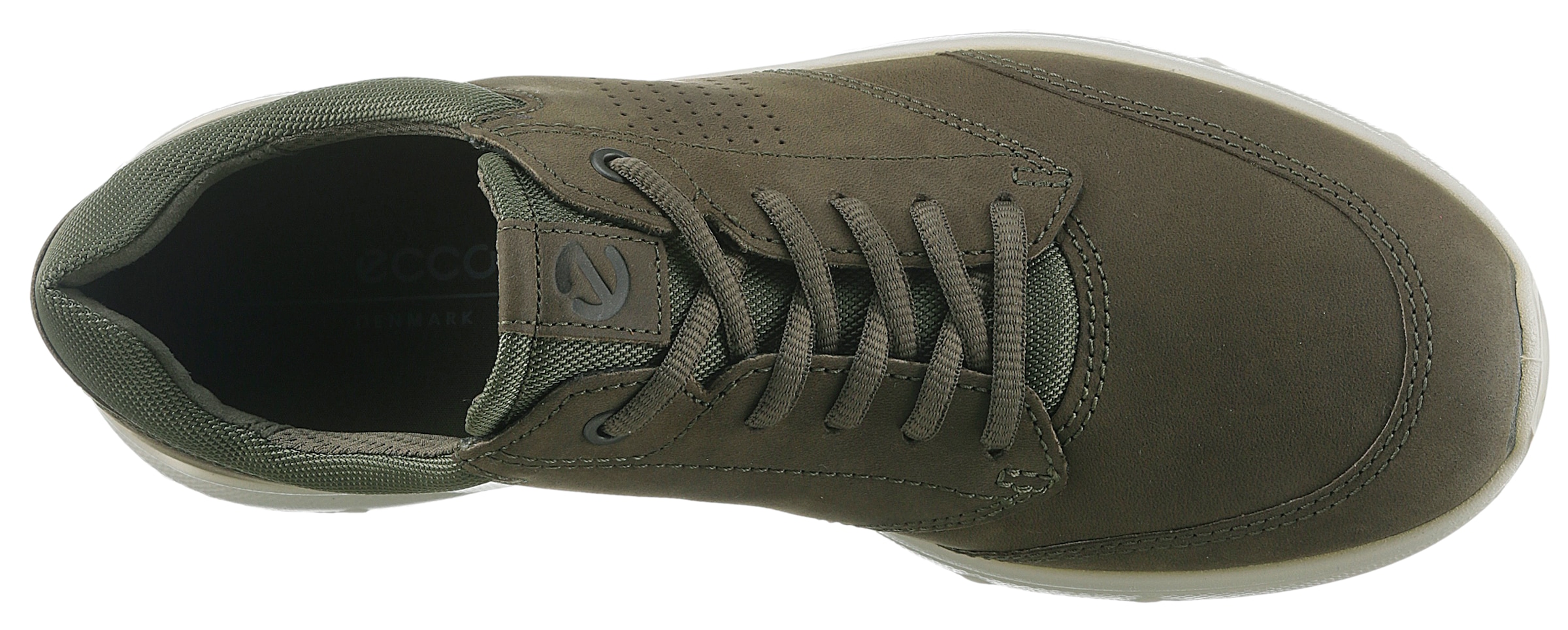 Ecco Sneaker »IRVING«, mit weißer Laufsohle, Freizeitschuh, Halbschuh, Schnürschuh