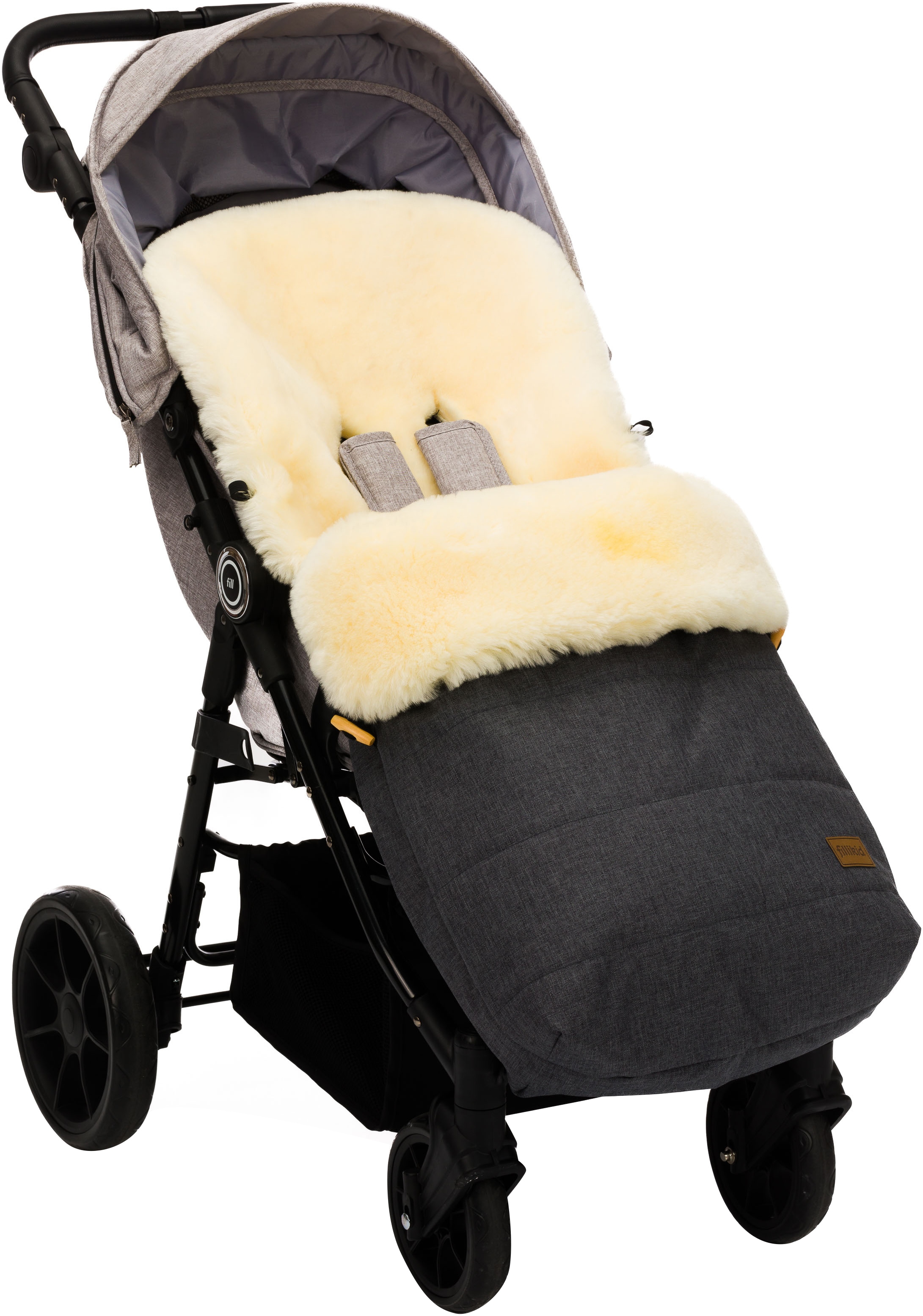 Fillikid Fußsack »Bernina Style mit Lammfell, Winterfußsack«