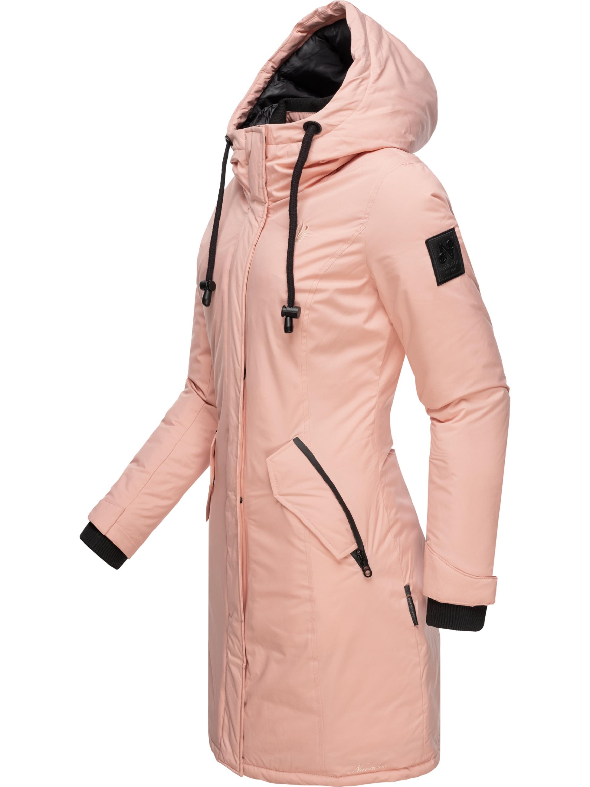 Navahoo Wintermantel »Wintermantel Letiziaa«, sportlicher Winterparka mit gefütterter Kapuze
