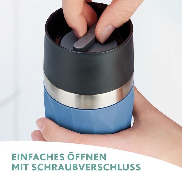 Emsa Thermobecher »Travel Mug Compact«, 0,3L, Edelstahl, 3h warm/6h kalt,  360°Trinköffnung, spülmaschinenfest online bei OTTO