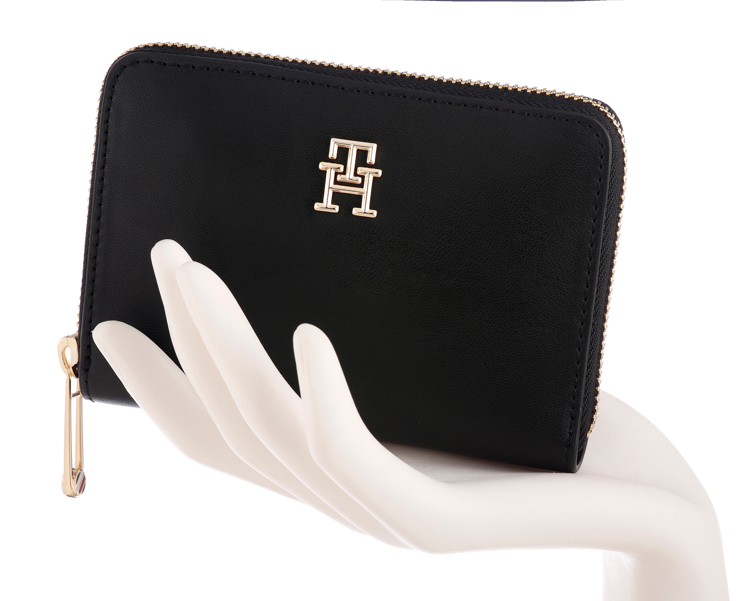 Tommy Hilfiger Geldbörse »Women TH CHIC MED ZA Wallets«, Damenbörse Geldbeutel Portemonnaie