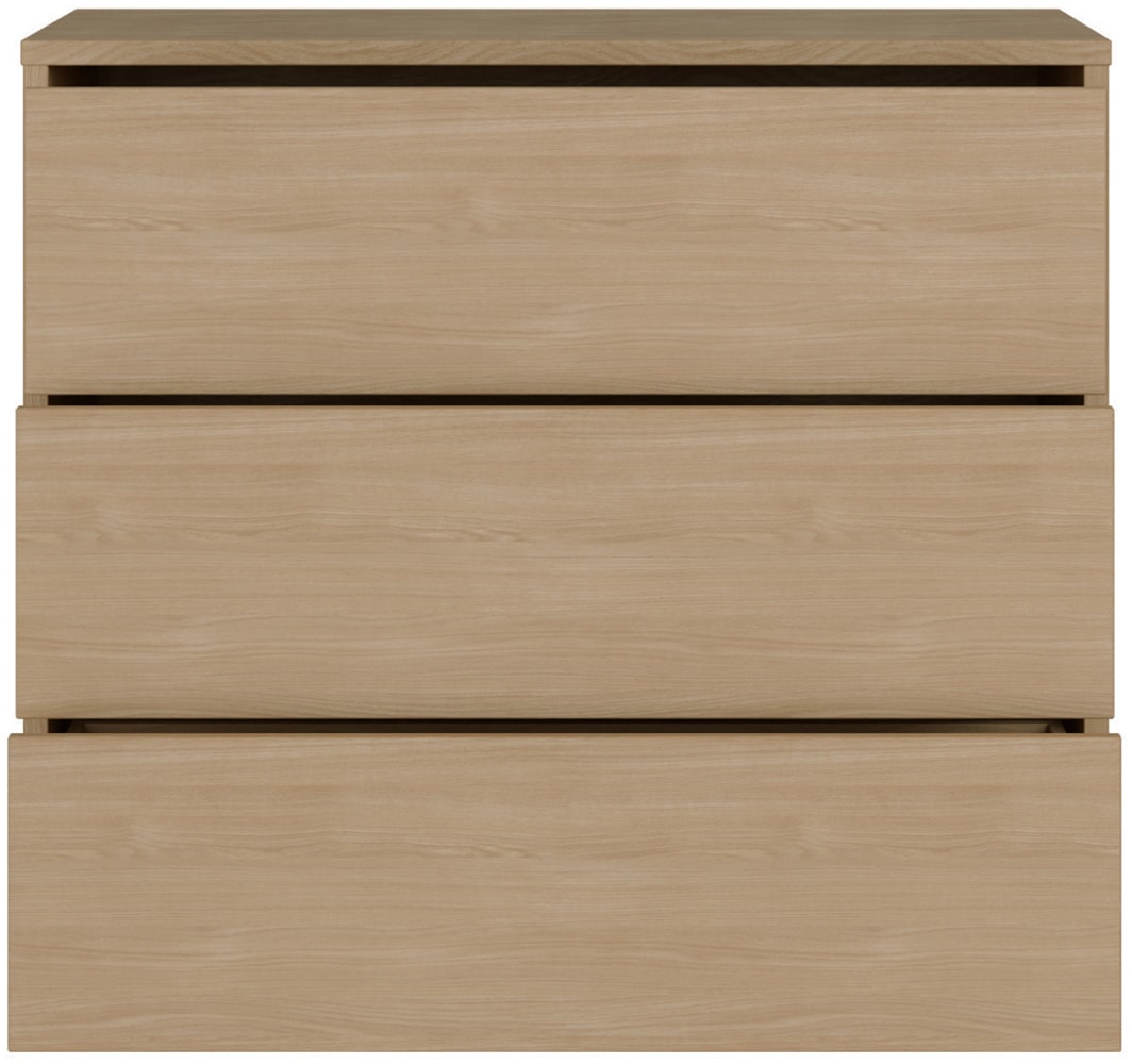 FORTE Kommode »Alice Springs, Kommode, 3 Schubkästen B/H/T 94,8/83,1/41,5« Schubkästen mit Vollauszug, grifflos,Push to open