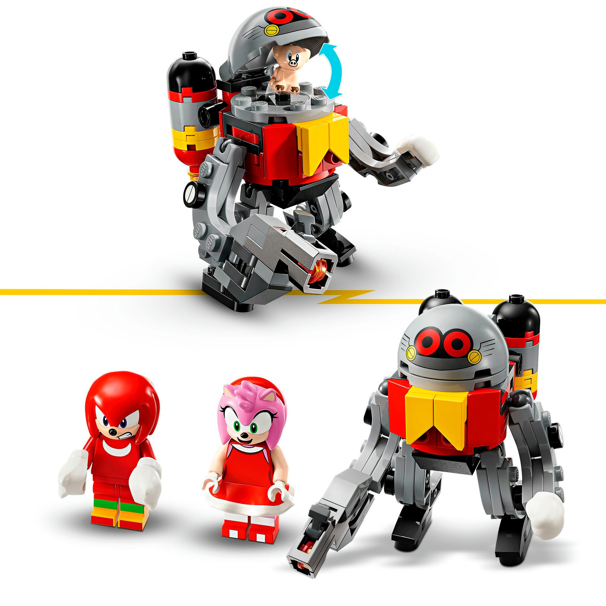 LEGO® Konstruktionsspielsteine »Knuckles und der Schrein des Master Emerald (76998), LEGO Sonic«, (325 St.), Made in Europe