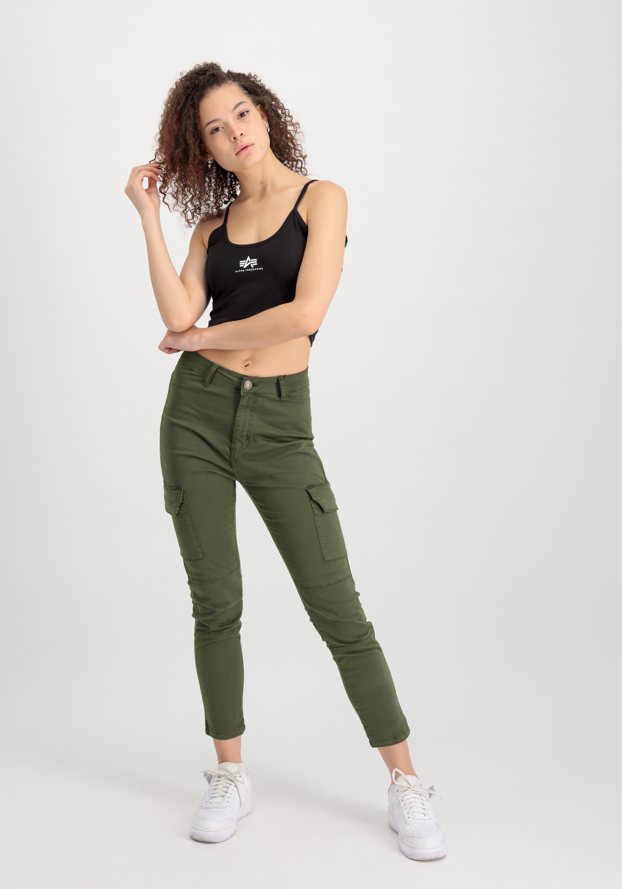 Alpha Industries Muscleshirt »Basic Crop-Top SL Women Crop-Top«
