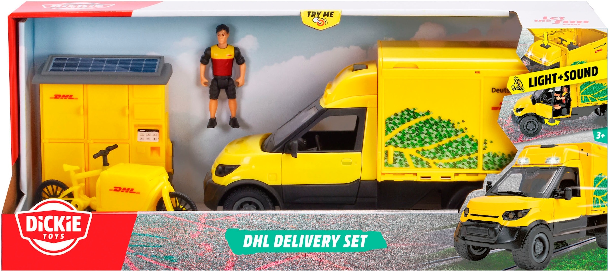 Dickie Toys Spielzeug-Auto »DHL Delivery Set«