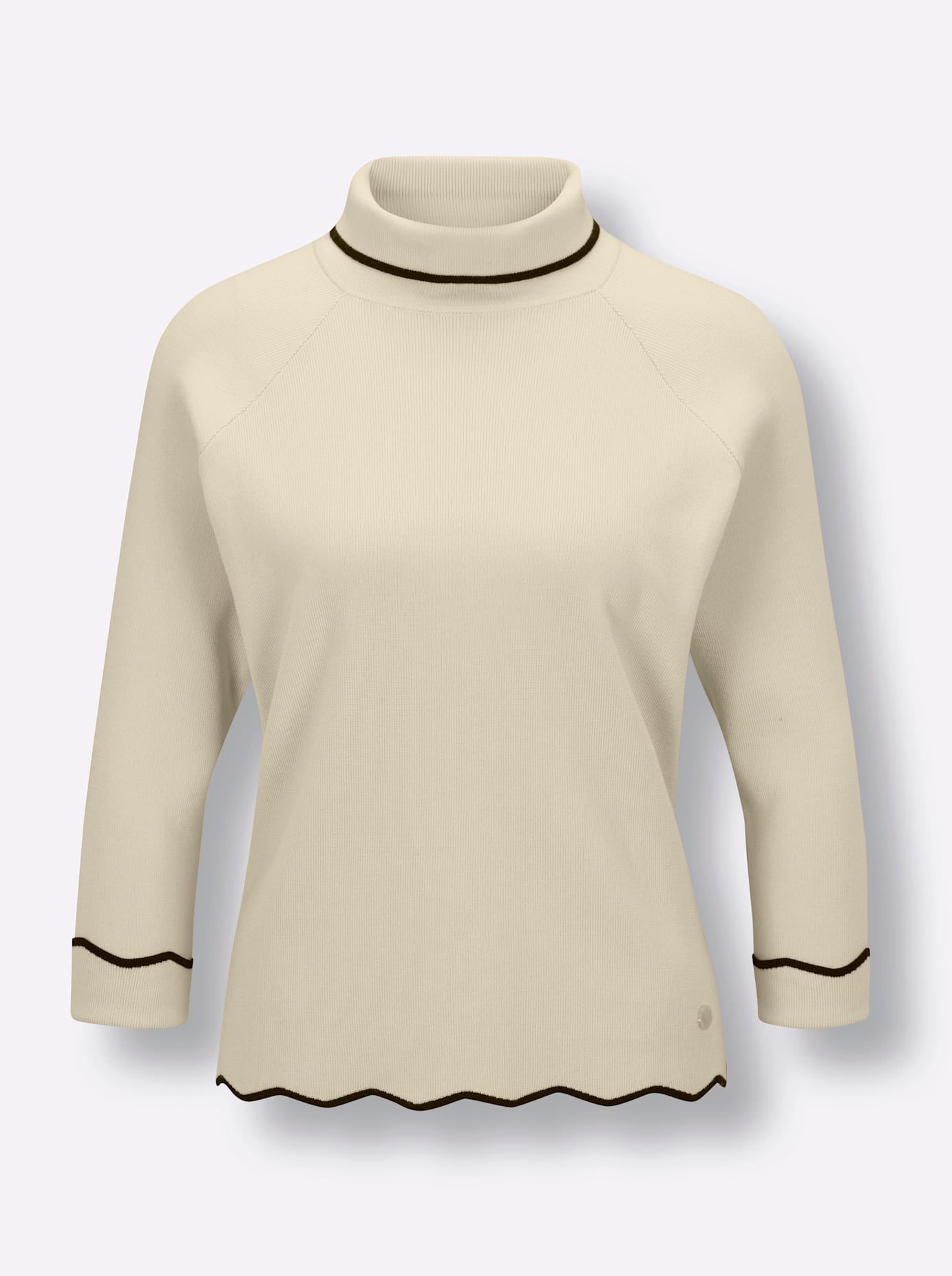 CREATION L PREMIUM Rollkragenpullover »Lyocell-Polyamid-Pullover«