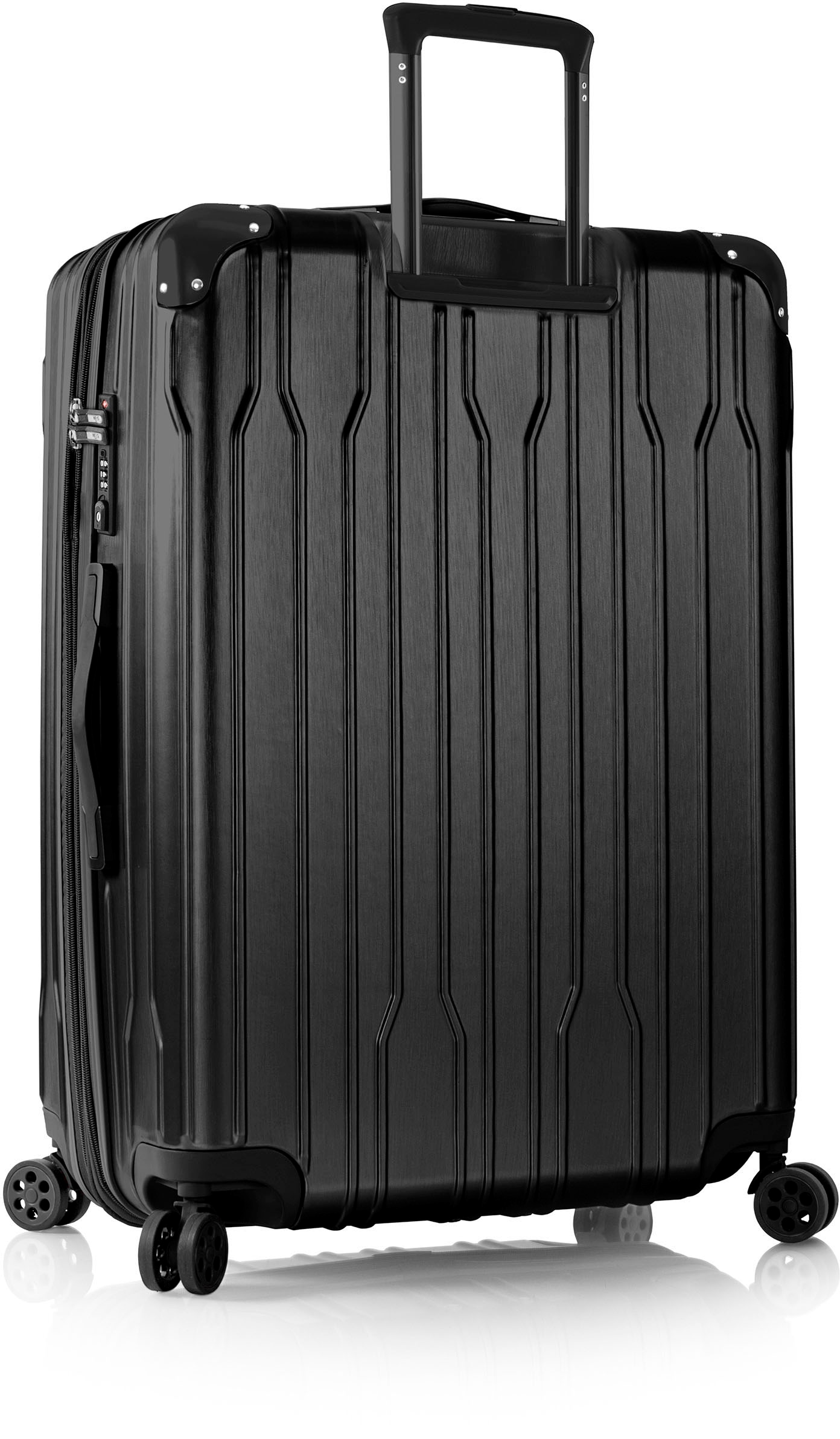 Heys Hartschalen-Trolley »Xtrak, black, 76 cm«, 4 Rollen, Reisegepäck Koffer groß Reisekoffer TSA Schloss Volumenerweiterung