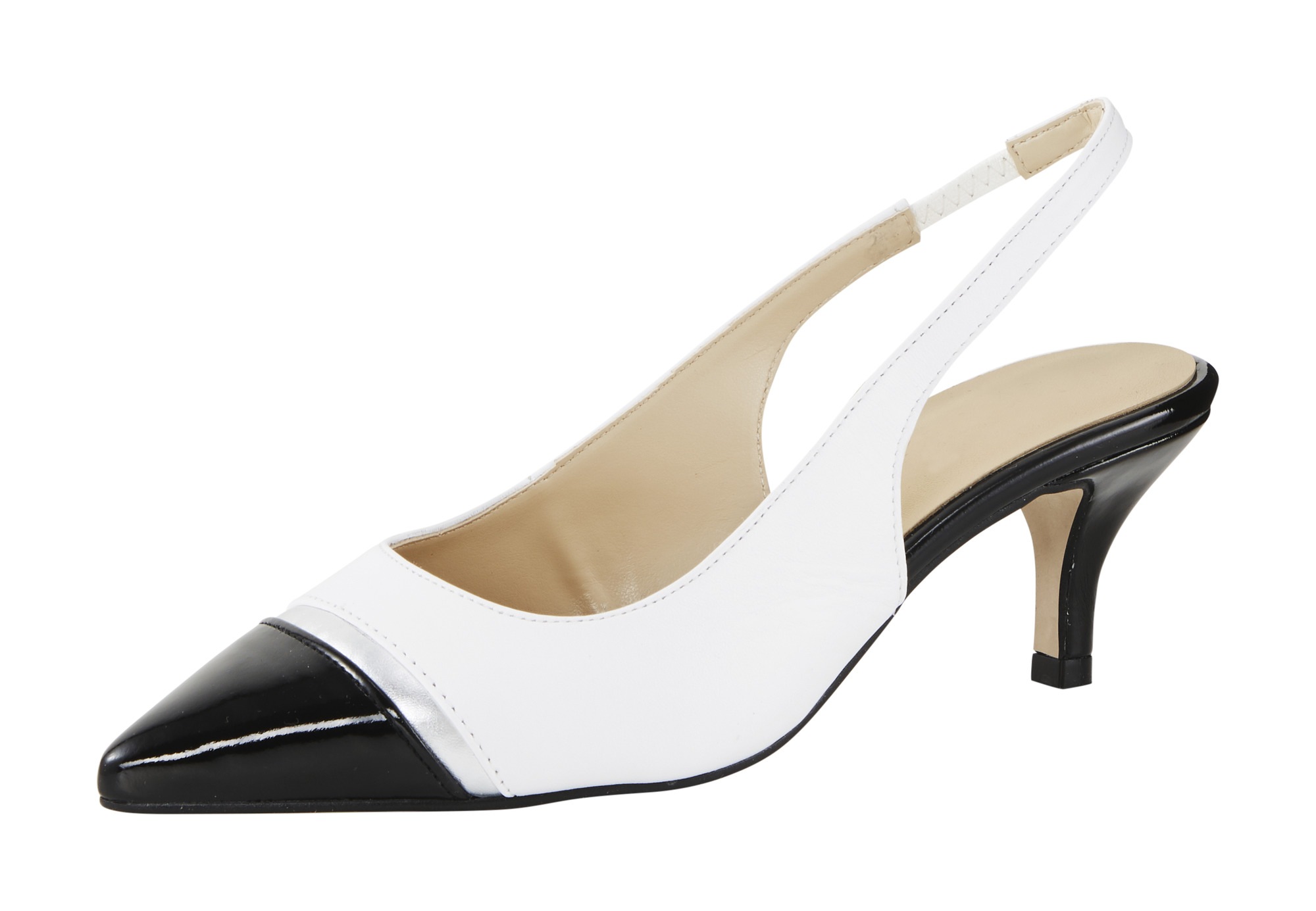 Slingpumps im trendigem Farbmix