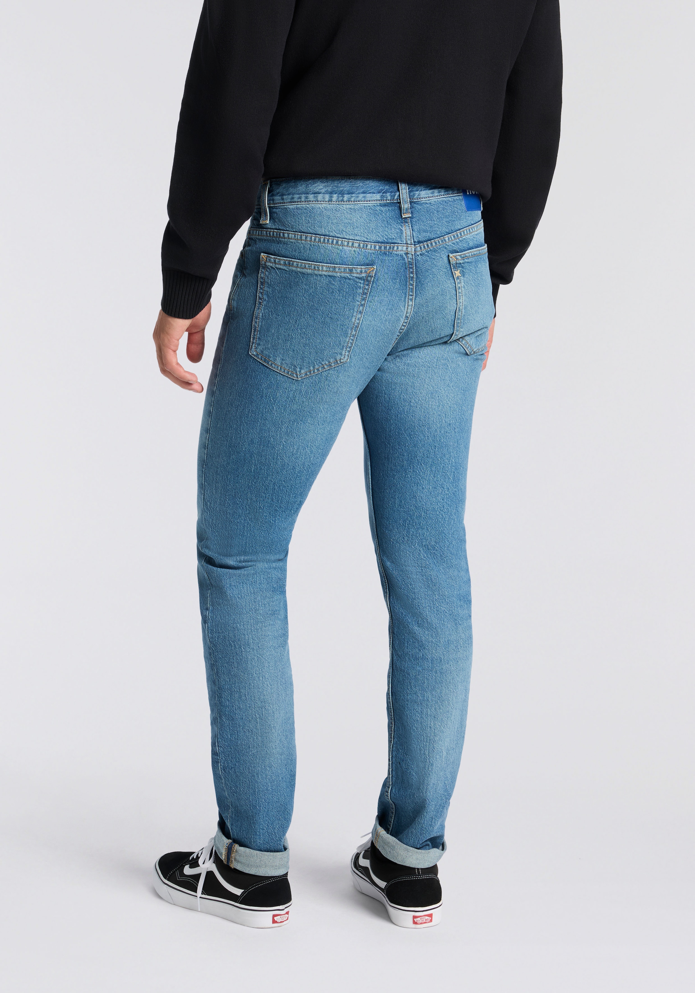 HUGO Blue Slim-fit-Jeans »Ash«, mit Stone-washed-Finish