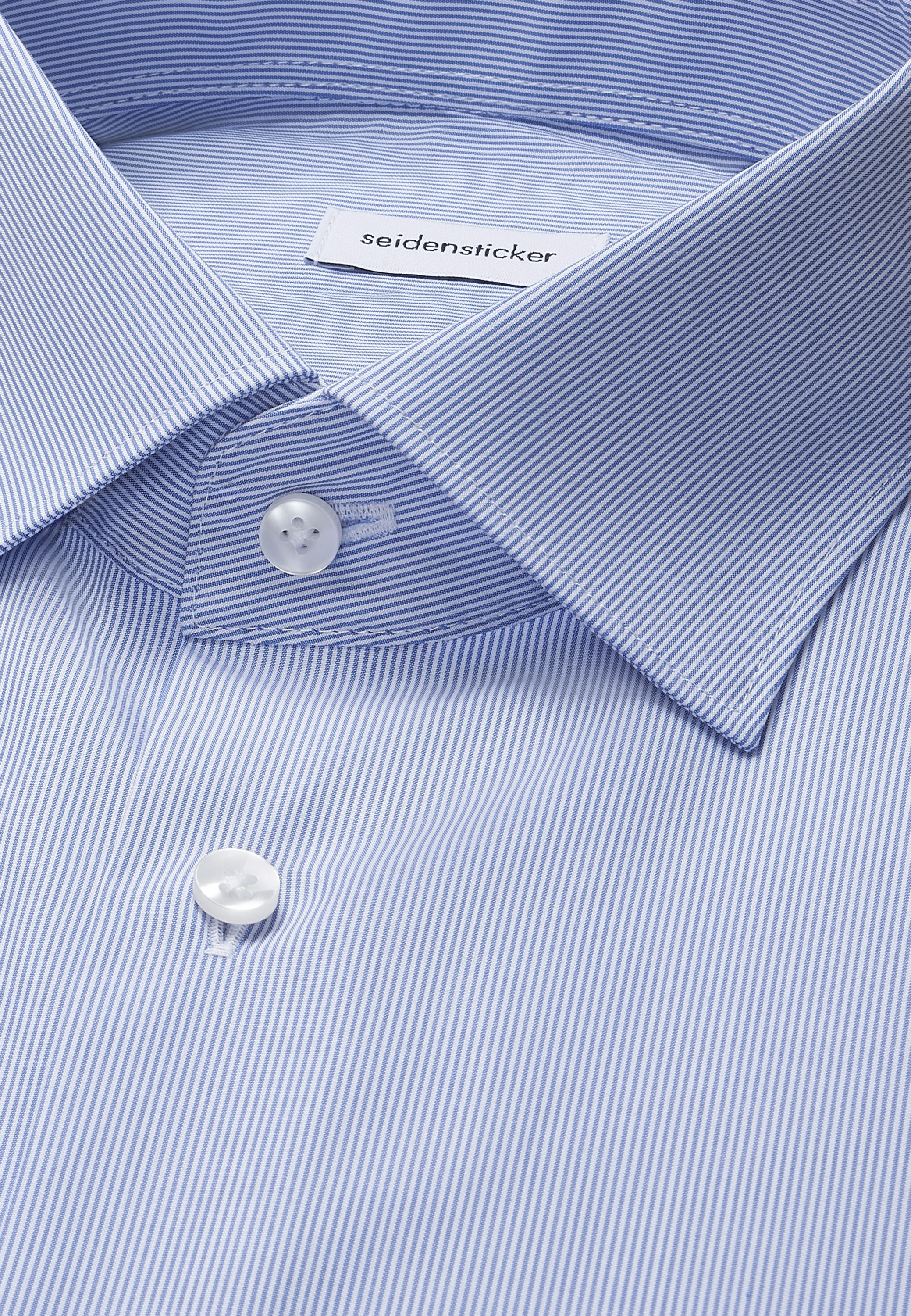 seidensticker Businesshemd »Schwarze Rose« Regular 1/1 Kentkragen Gestreift