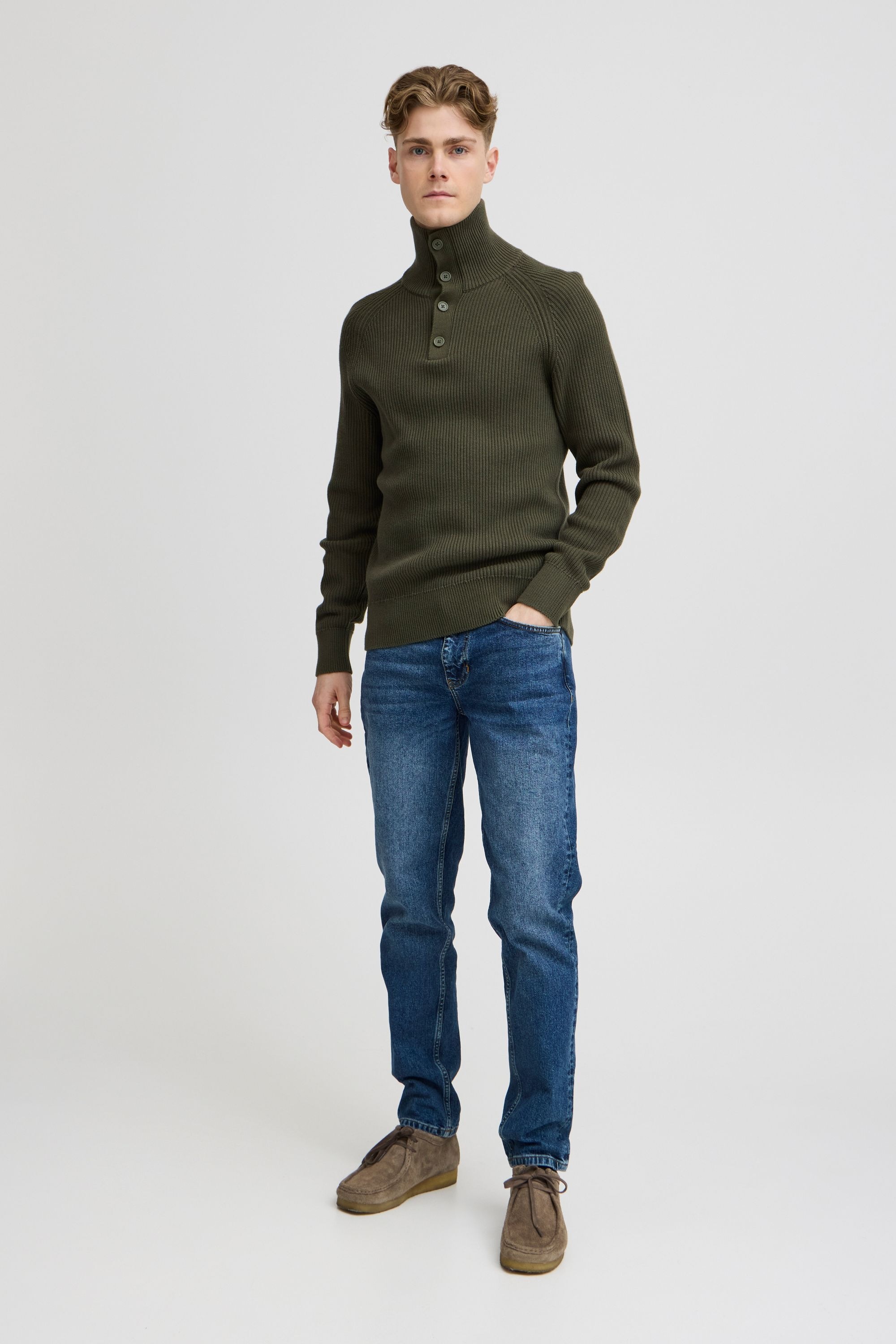 Casual Friday Troyer »Troyer CFKRISTIAN 0162 ribbed high neck knit«