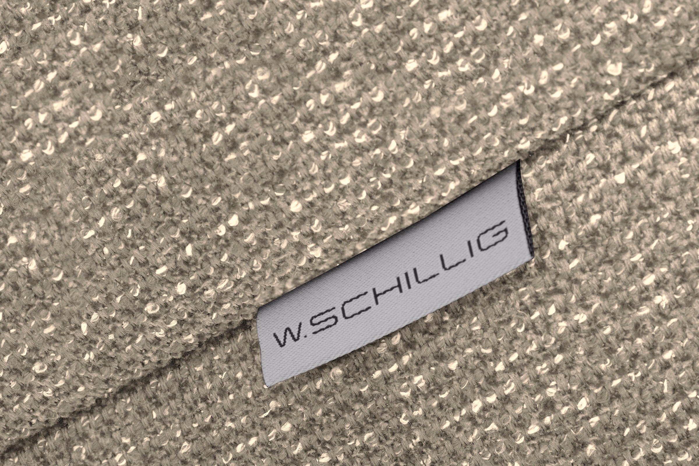 W.SCHILLIG 2-Sitzer »finn«, German Design Award 2016, Fußgestell Chrom glänzend, Breite 210 cm