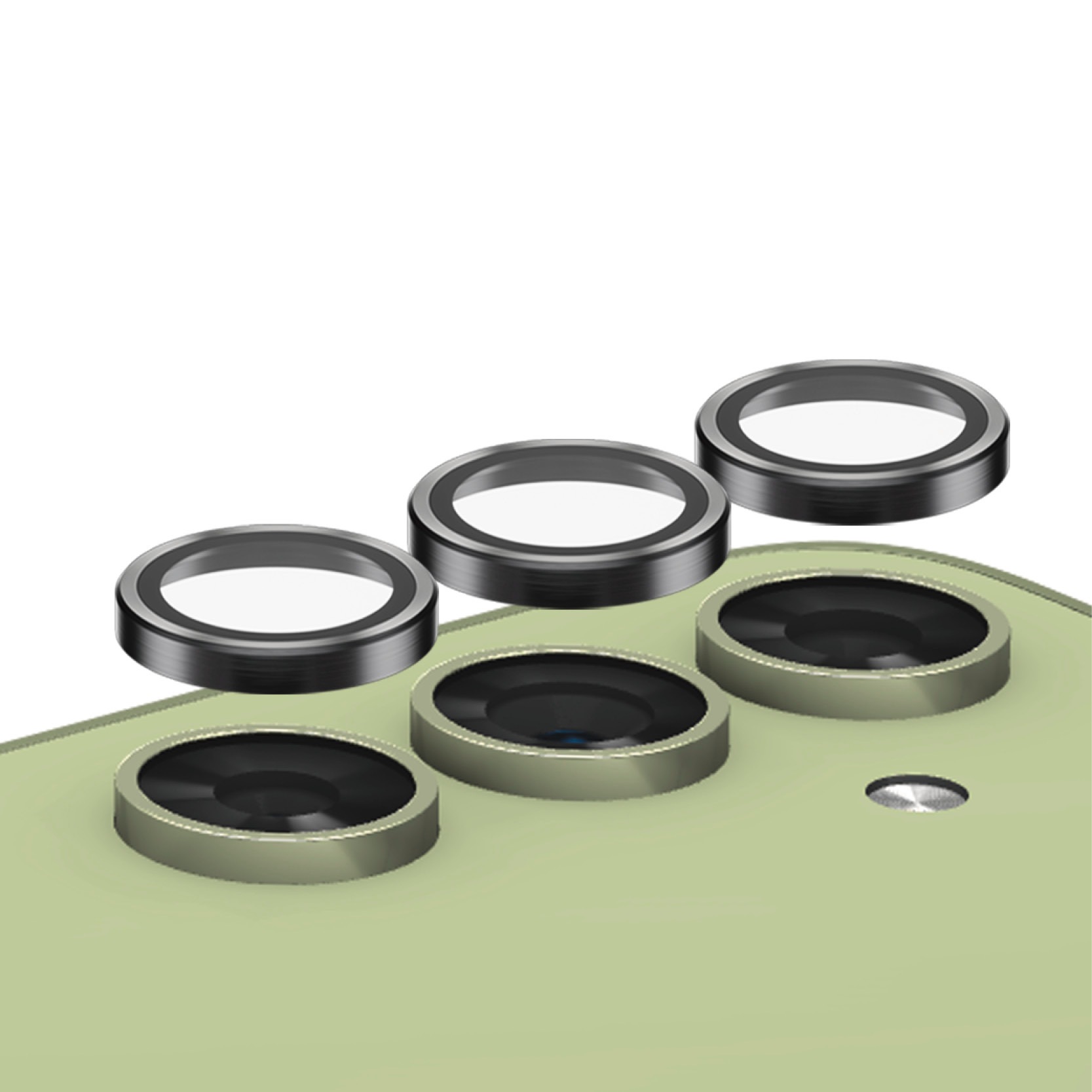 PanzerGlass Kameraschutzglas »Hoops Camera Protector für Samsung Galaxy A54 5G, Black«, für Samsung Galaxy A54 5G