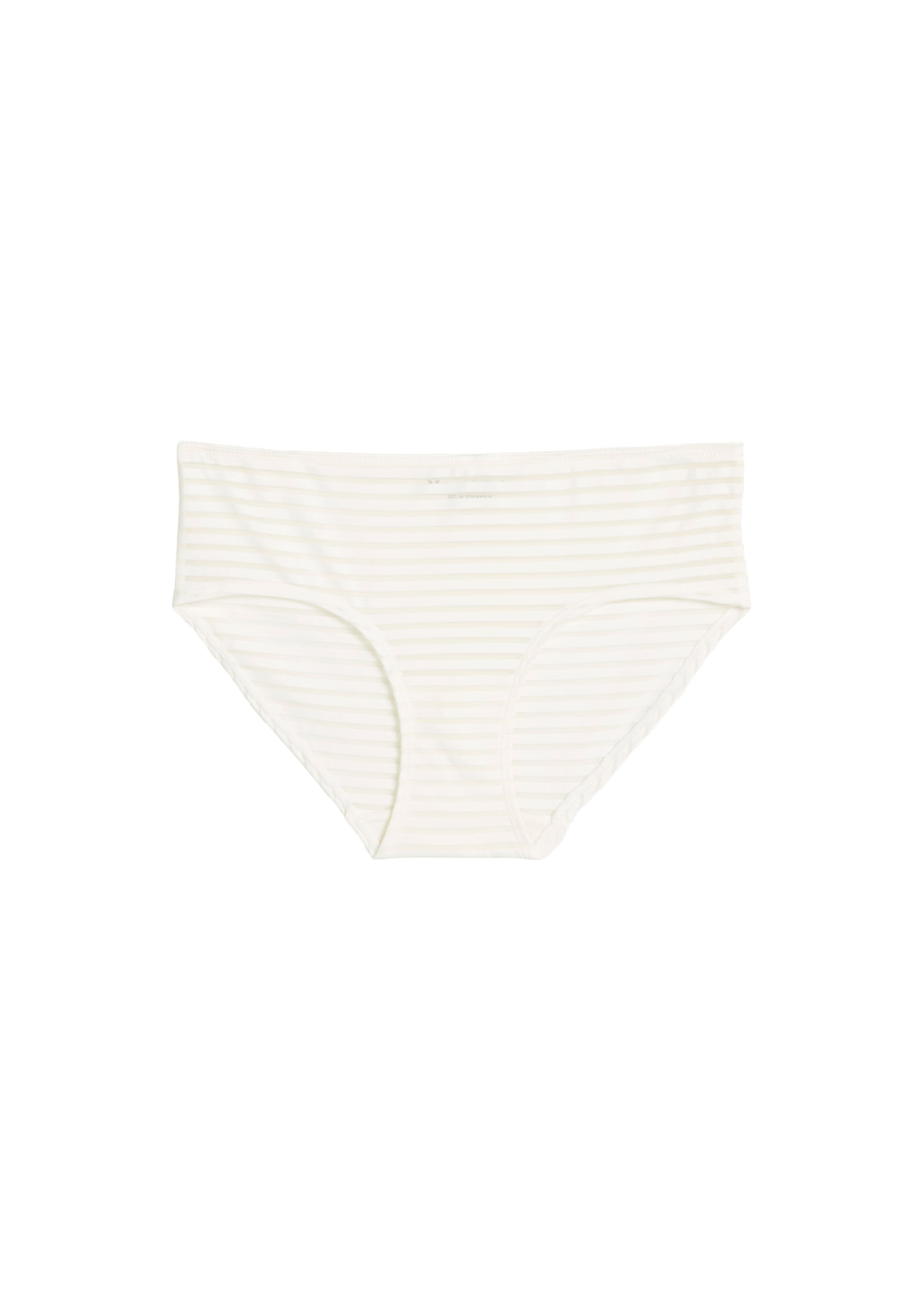 Marc O'Polo Hipster »Second Skin Jaquard«, elastisch, Spitze, feine Streifen, weich, feminin