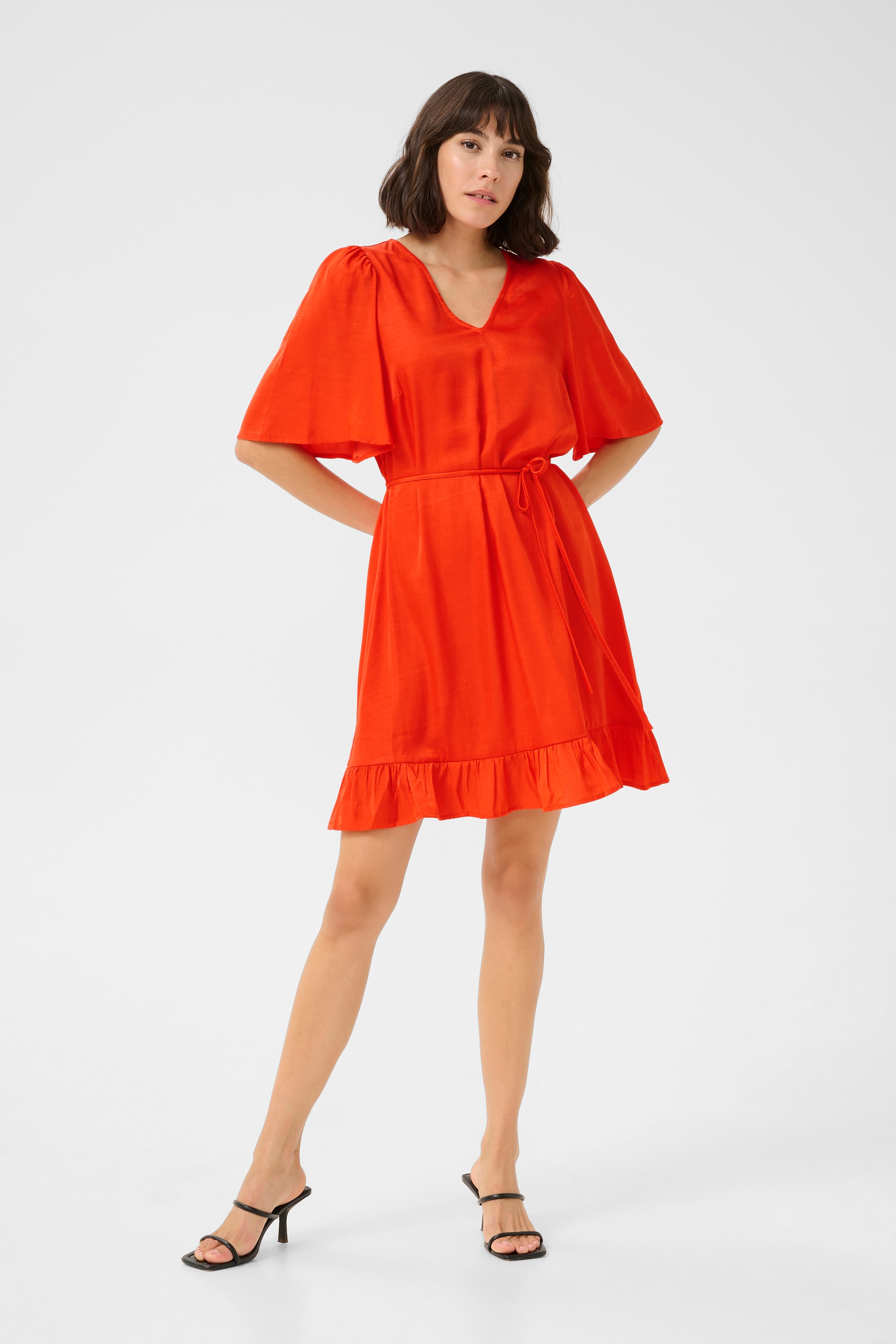 KAFFE Midikleid »Kleid KAdevi«