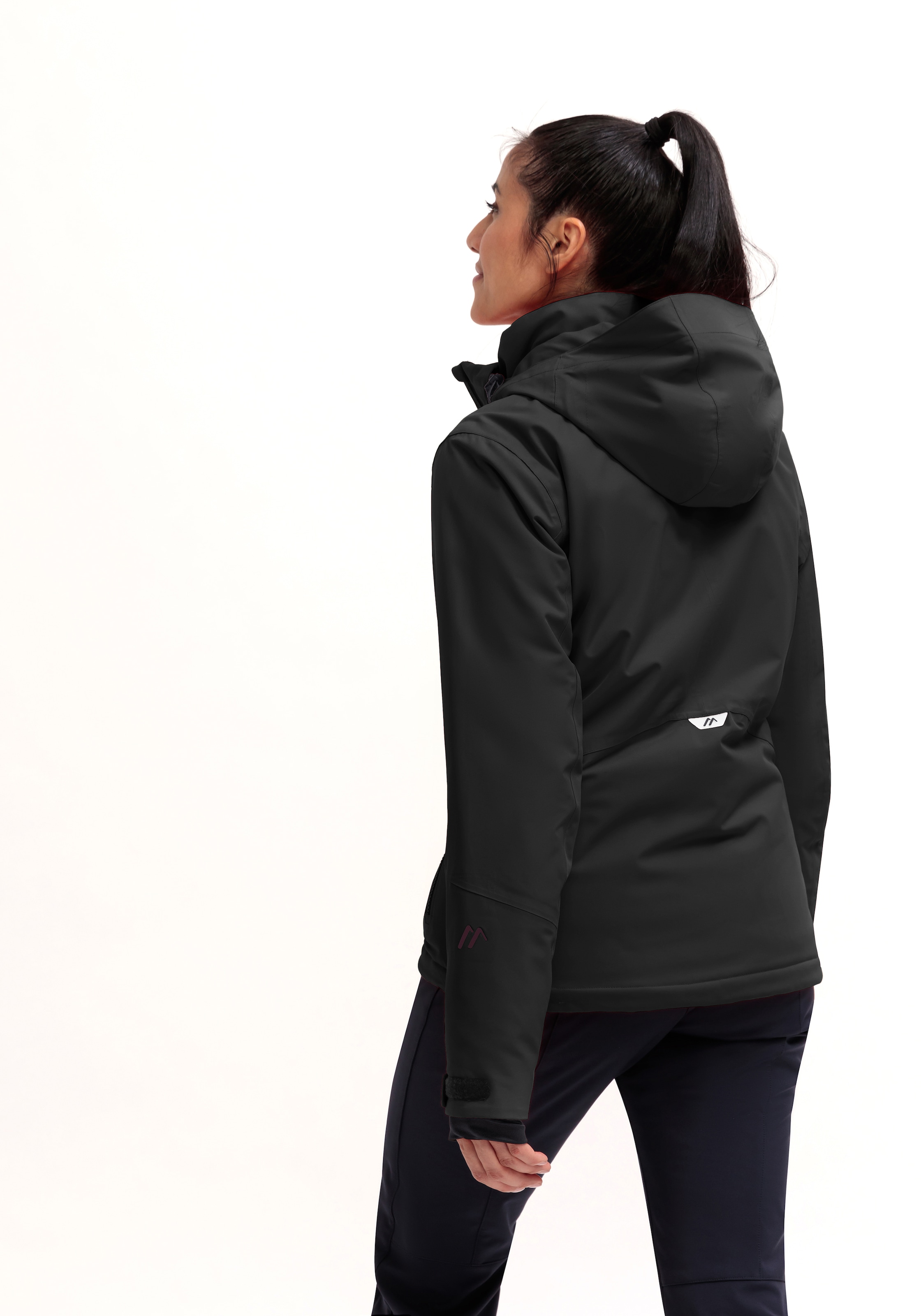 Maier Sports Skijacke »Straja« Damen Winterjacke, wind/wasserdicht, 3 RV-Taschen und Kapuze