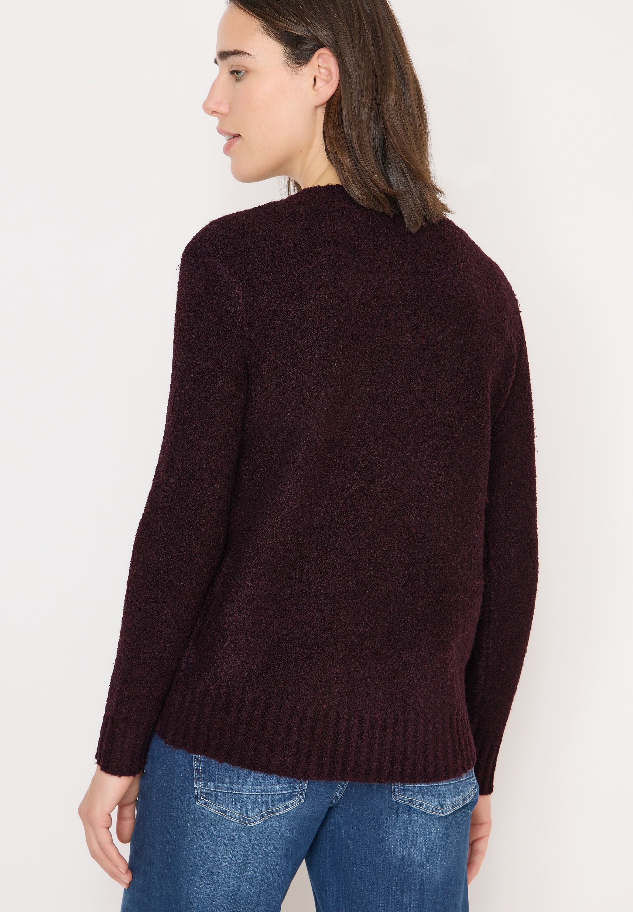 Cecil Strickpullover Bouclé V-Neck