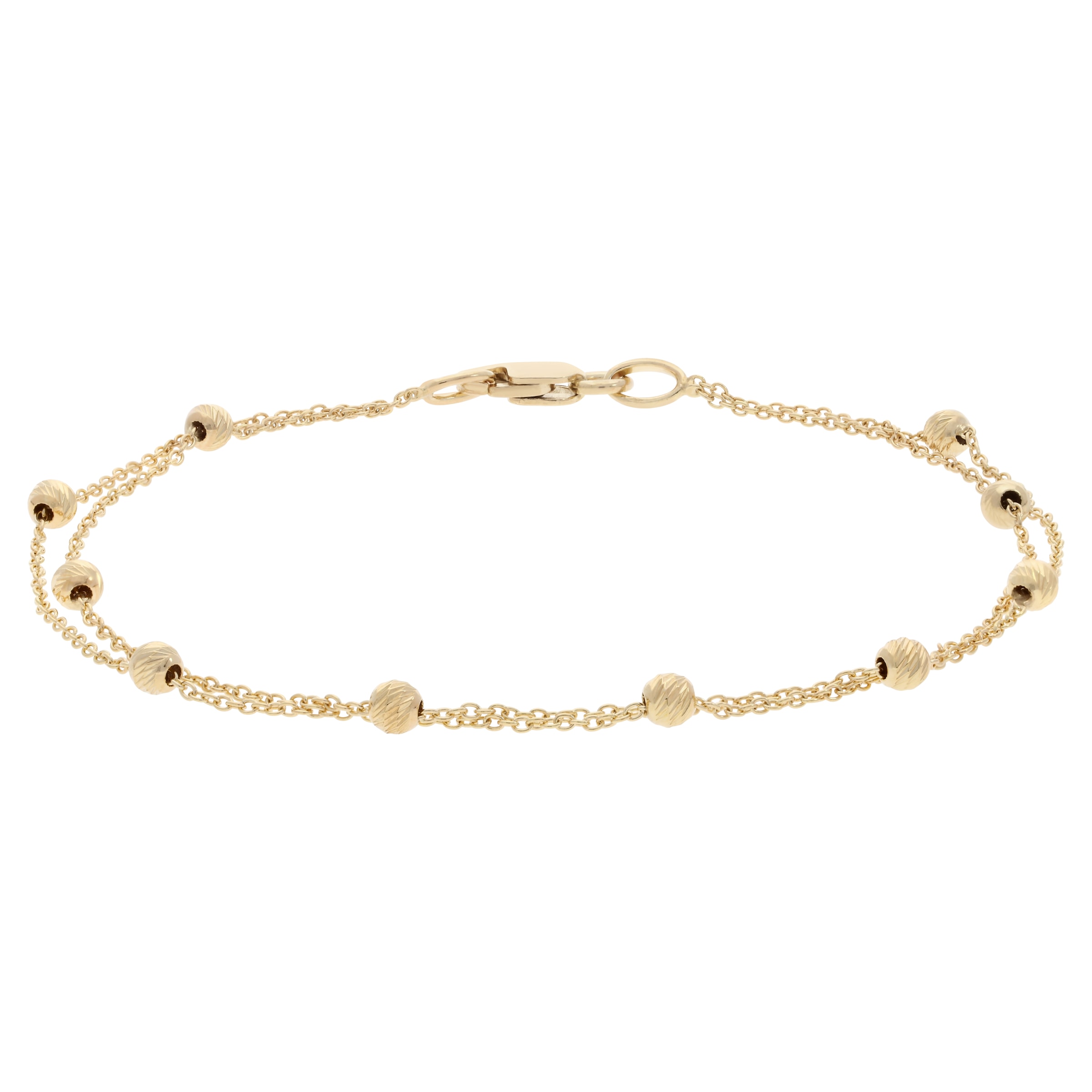 Firetti Armband »Schmuck Geschenk Gold 375 Armschmuck Armkette Kugeln«