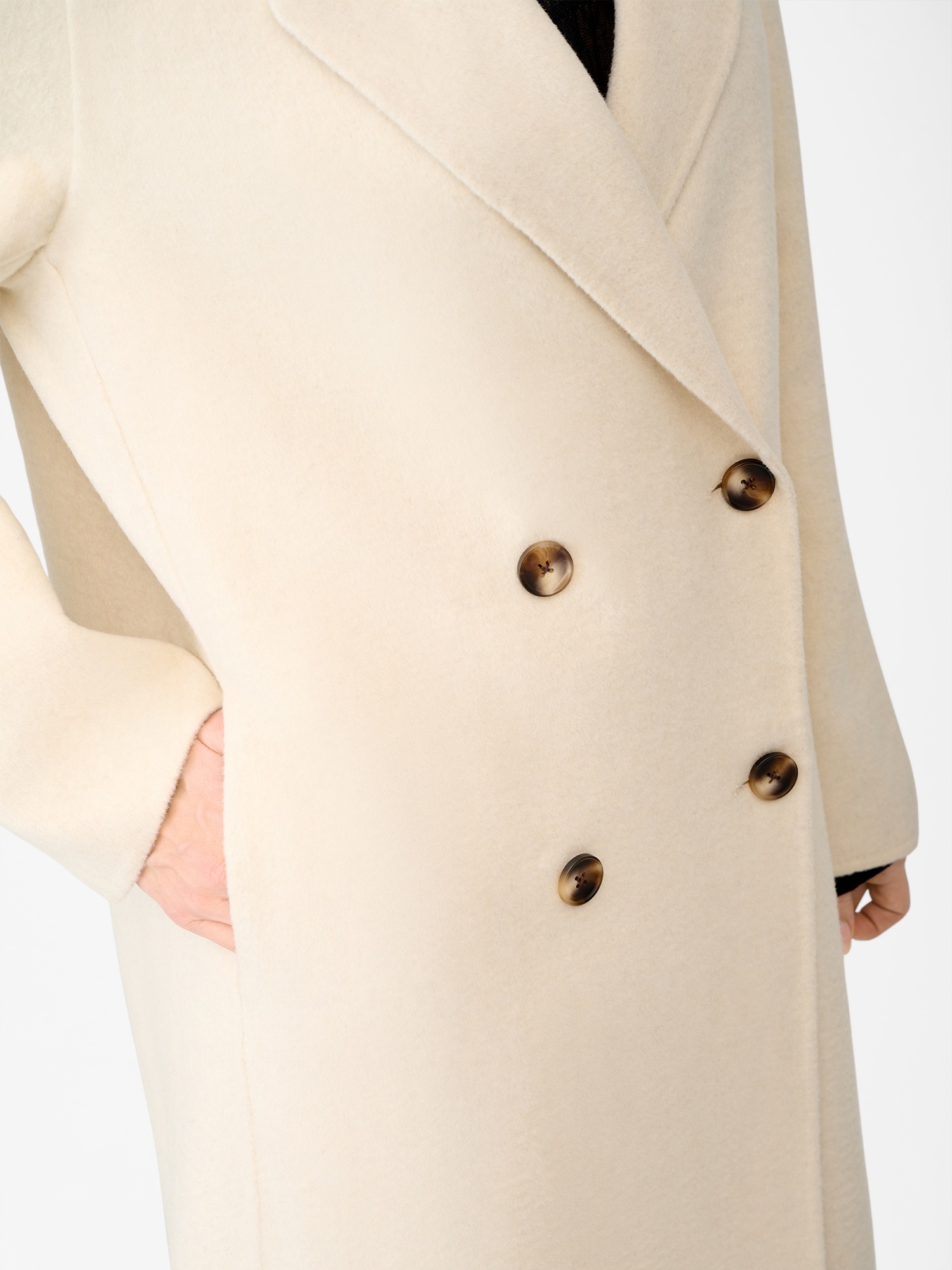 RICANO Wollmantel »Wollmantel Clara« Handgefertigt, aus feinster Double-Face Wool