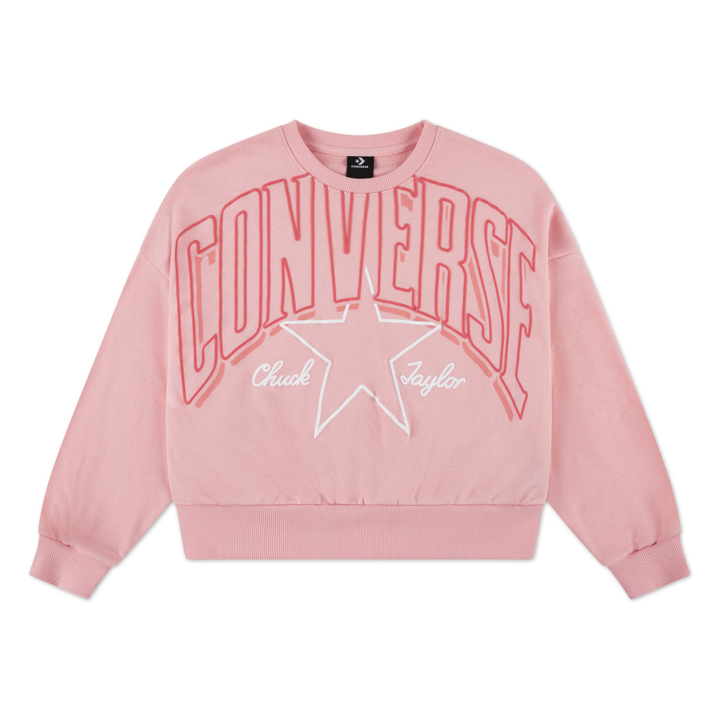 Converse Sweatshirt »CNVG RELAXED BOXY GRAPHIC CREW«, sportliches Design, für Children und Teens
