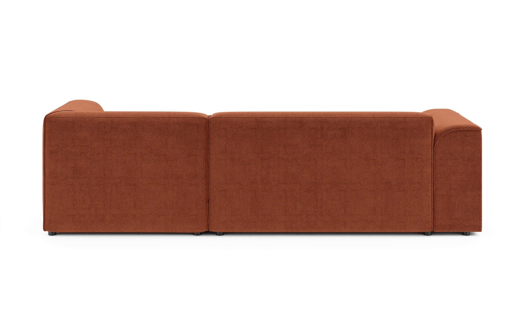 INOSIGN Ecksofa »MERID L-Form (257 cm), zeitlos & stilvolles Design,«, Aufwendig gepolstert, in Cord, Chenille und Struktur