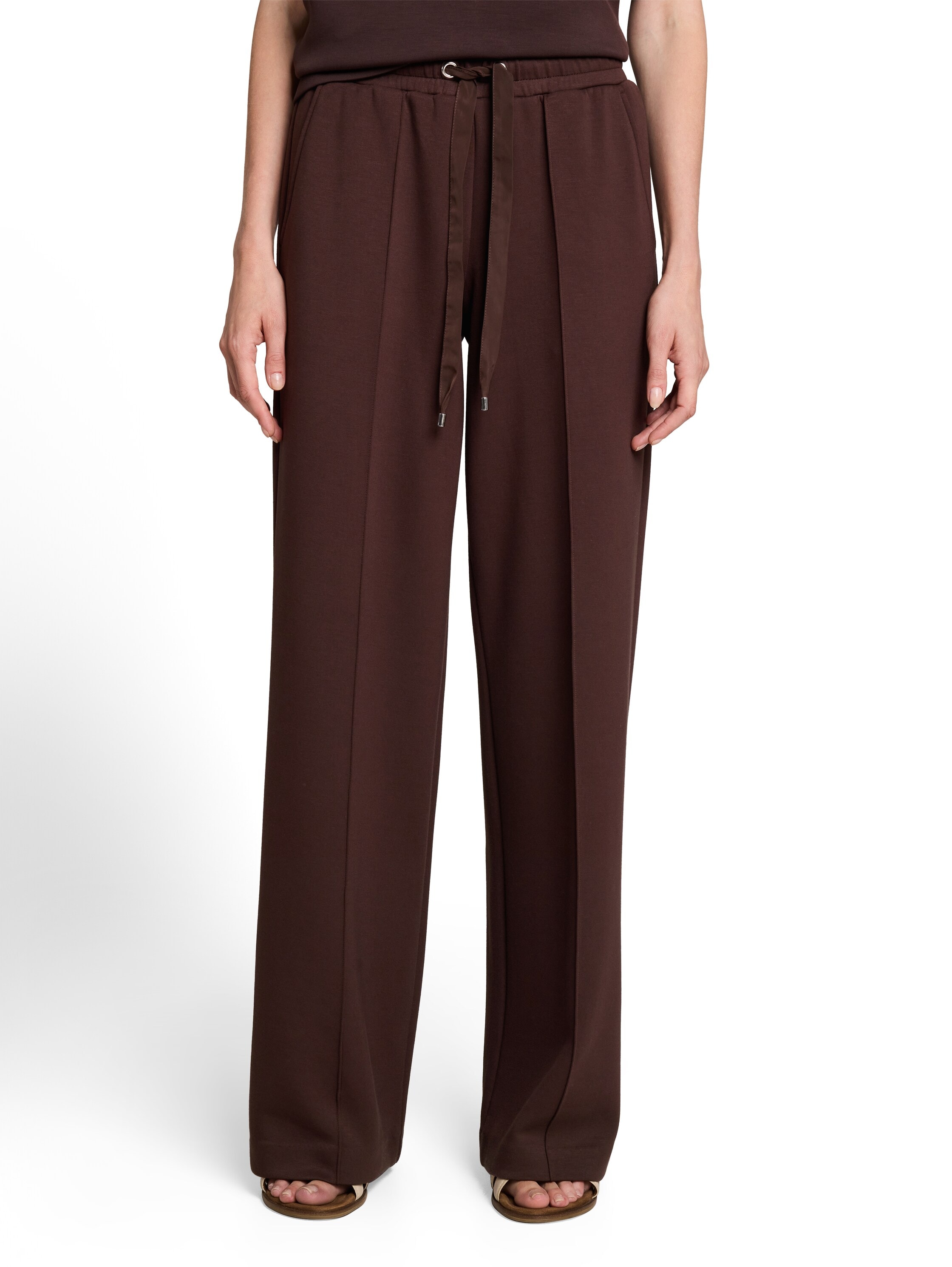 TOM TAILOR Stoffhose »Loose - Straight«  Sommerhose - weites Bein - mit elatsischem Bund