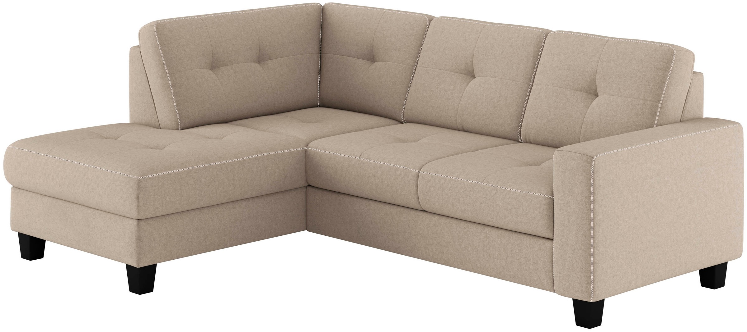 Home affaire Ecksofa »Varese« wahlweise mit Bettfunktion und Bettkasten