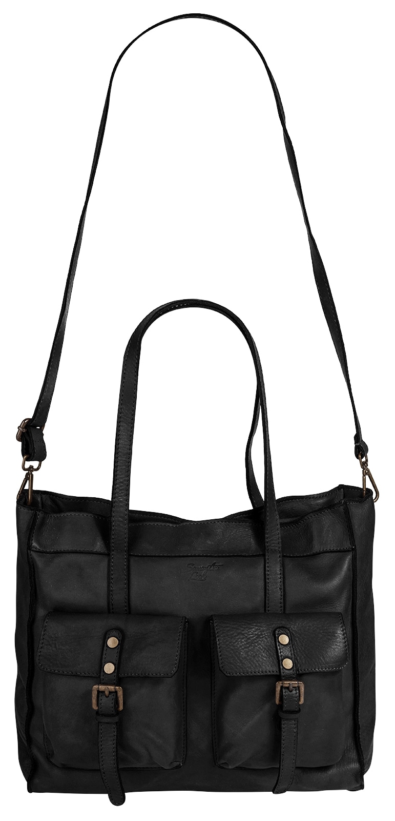Samantha Look Shopper, echt Leder, Made in Italy