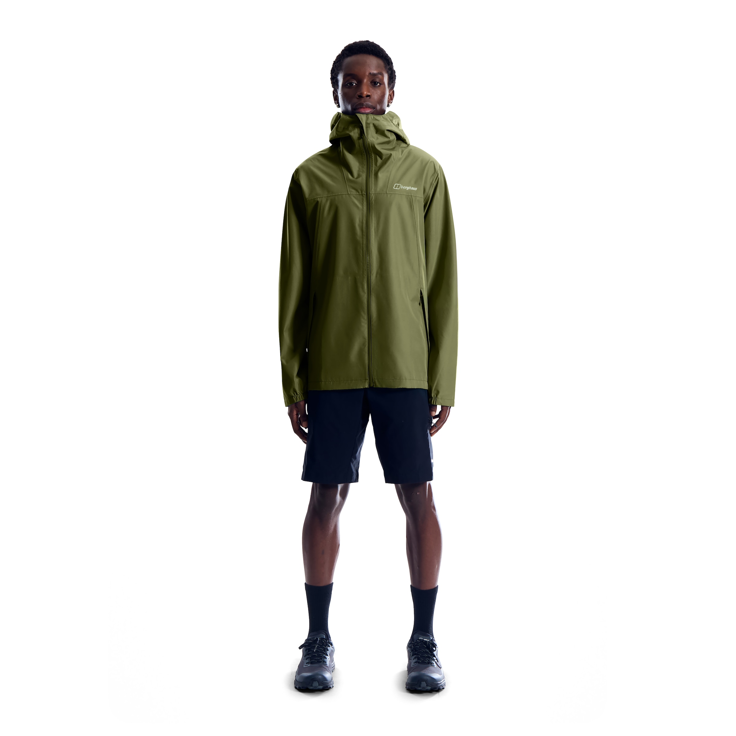 Berghaus Funktionsjacke »M DELUGE PRO 3.0 JKT« mit Sturmklappe, atmungsaktiv, wasserdicht, aus Polyester