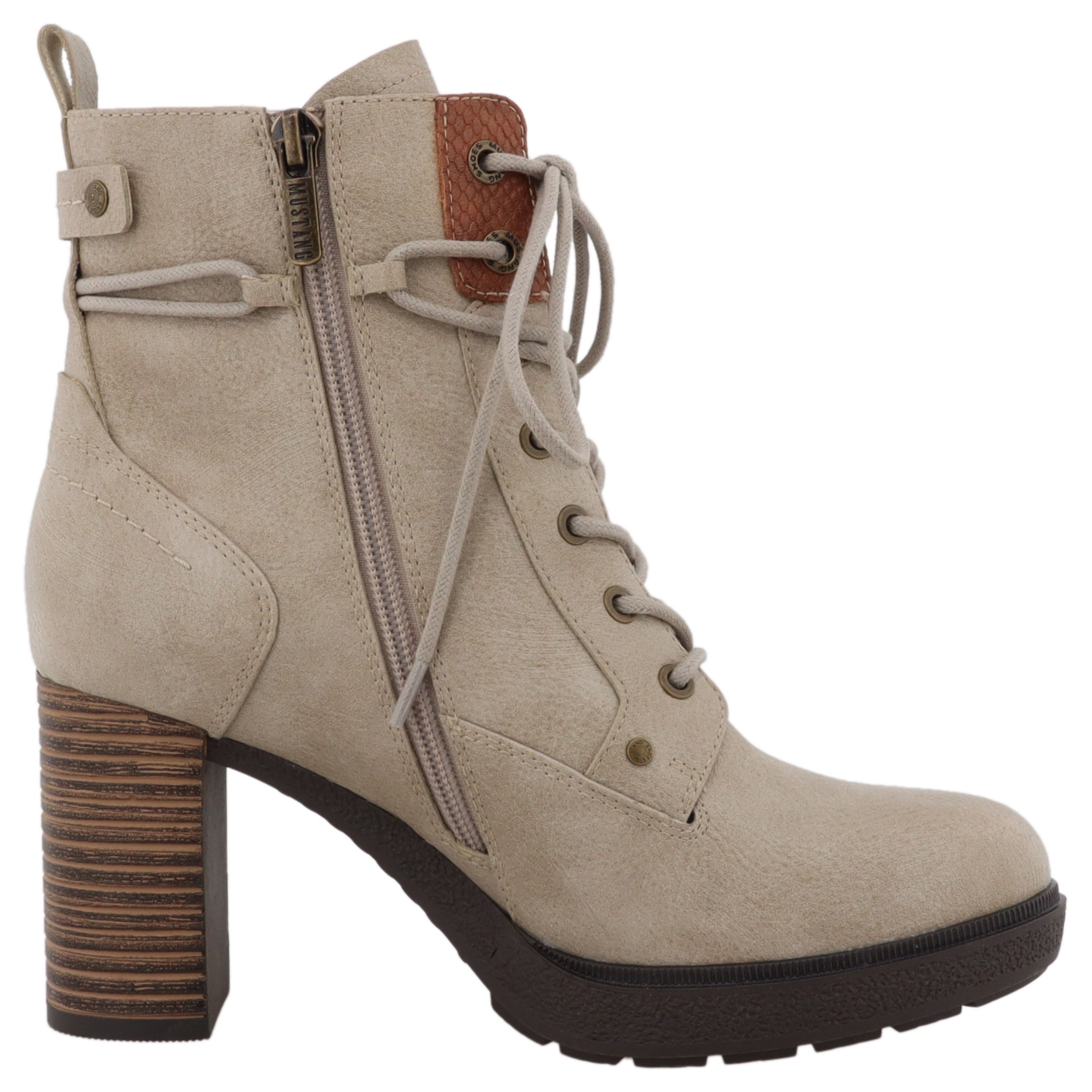 Mustang Shoes Winterstiefelette »Nana«  Schnürstiefelette mit wärmendem Textilfutter