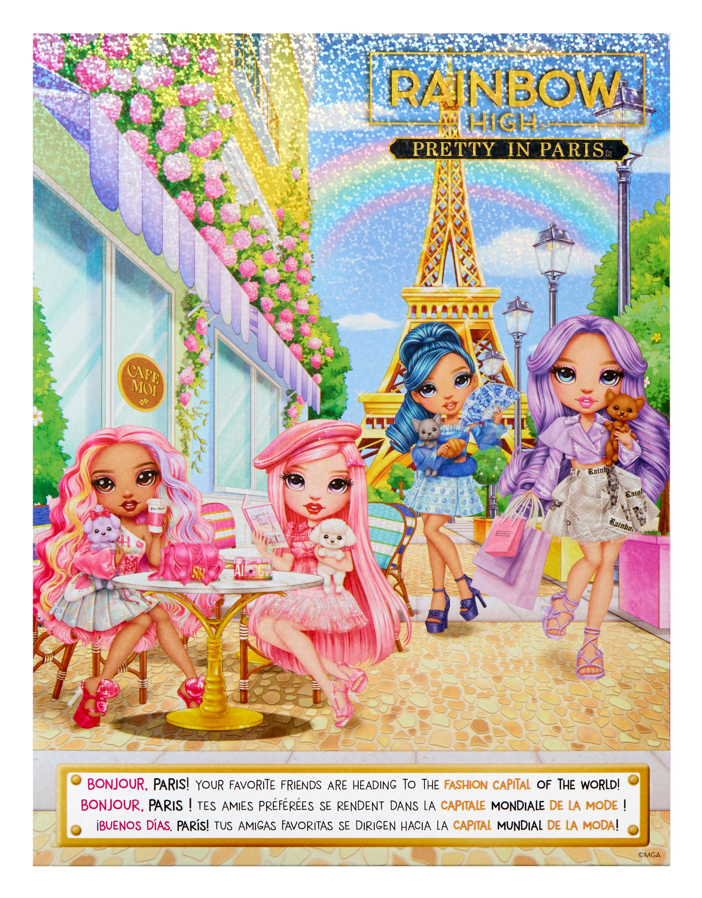 RAINBOW HIGH Anziehpuppe »Rainbow High Pretty in Paris Fashion Doll- Skyler«