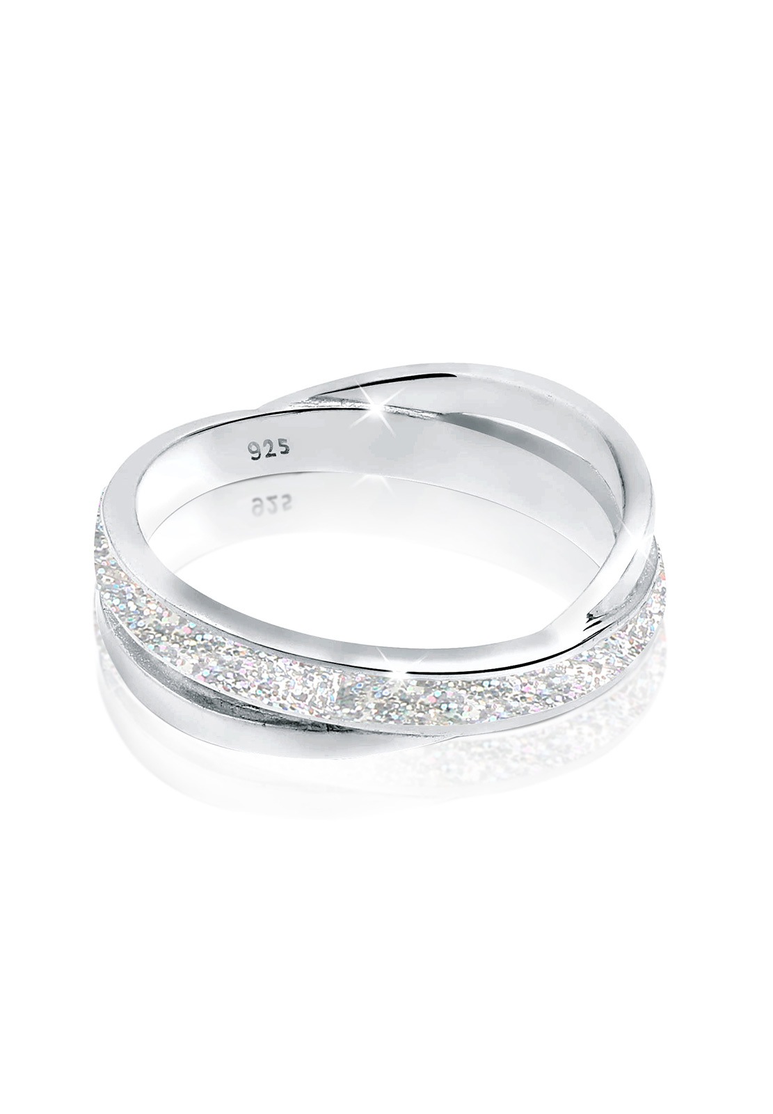 Elli Silberring »Ring Wickelring Emaille 925 Silber«