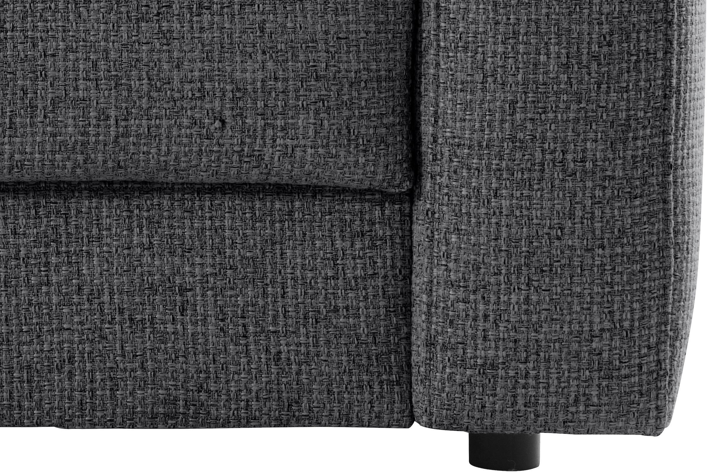 Places of Style Ecksofa »Bloomfield, L-Form«, extra tiefe Sitzfläche, wahlweise mit Sitztiefenverstellung
