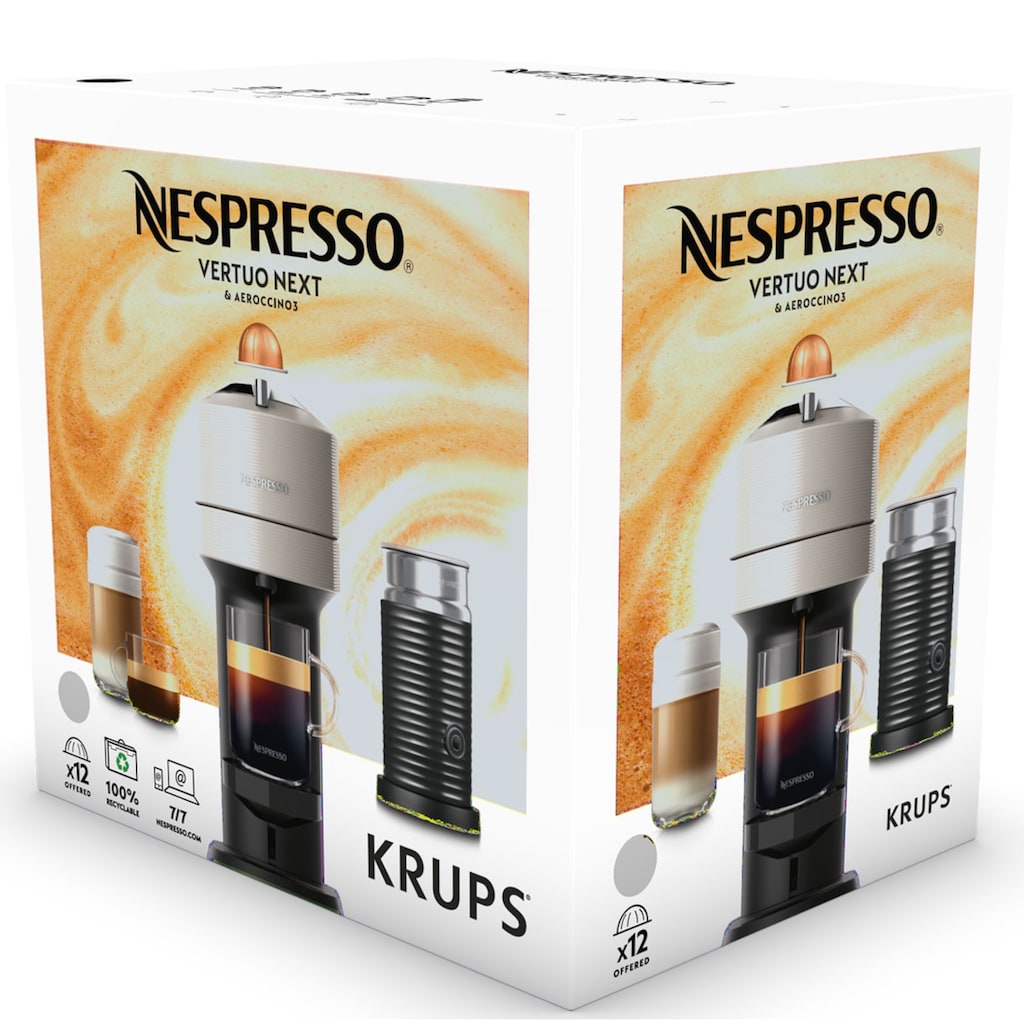 Nespresso Kapselmaschine »XN911B Vertuo Next Bundle von Krups«