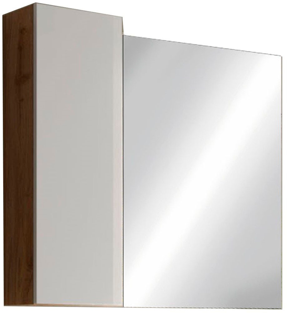 welltime Spiegelschrank »Hamburg« Badspiegelschrank mit 1 Tür, inkl. Beleuchtung LED, Breite 78