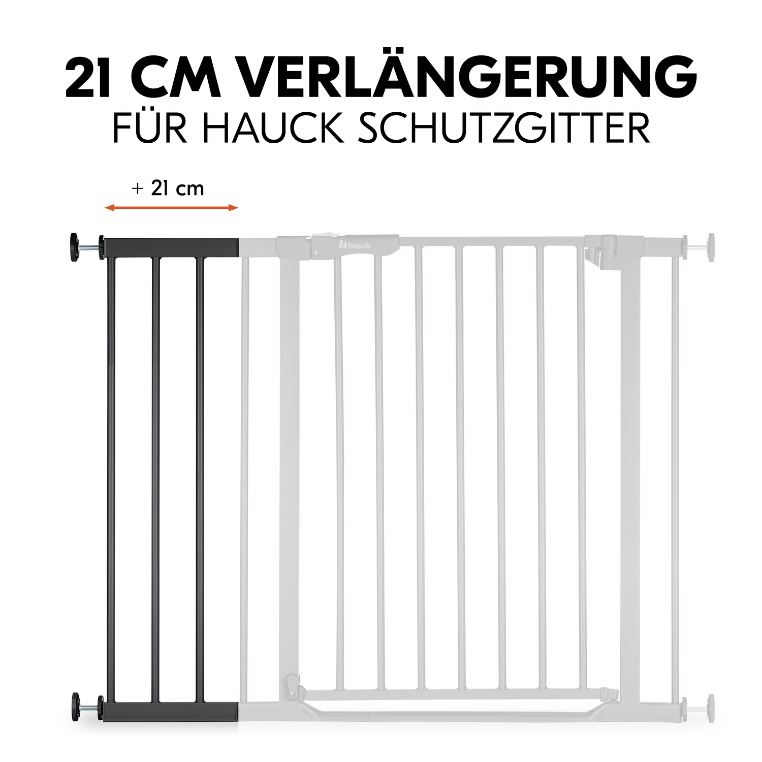 Hauck Verlängerung für Türschutzgitter »Extension, 21 cm, Black«