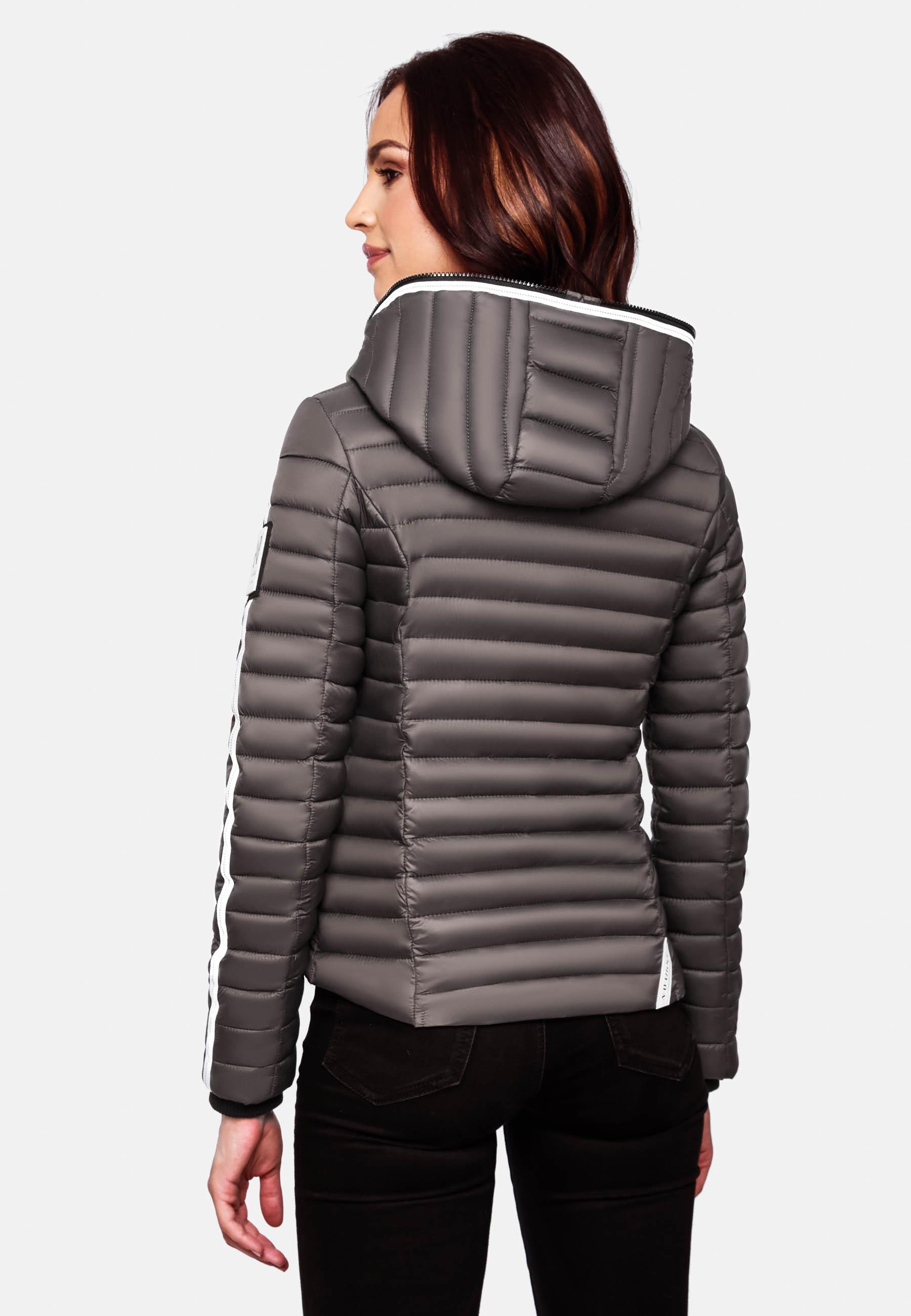 Navahoo Steppjacke »Übergangsjacke Kimuk Prc«, mit Kapuze, leichte Übergangsjacke mit Kapuze